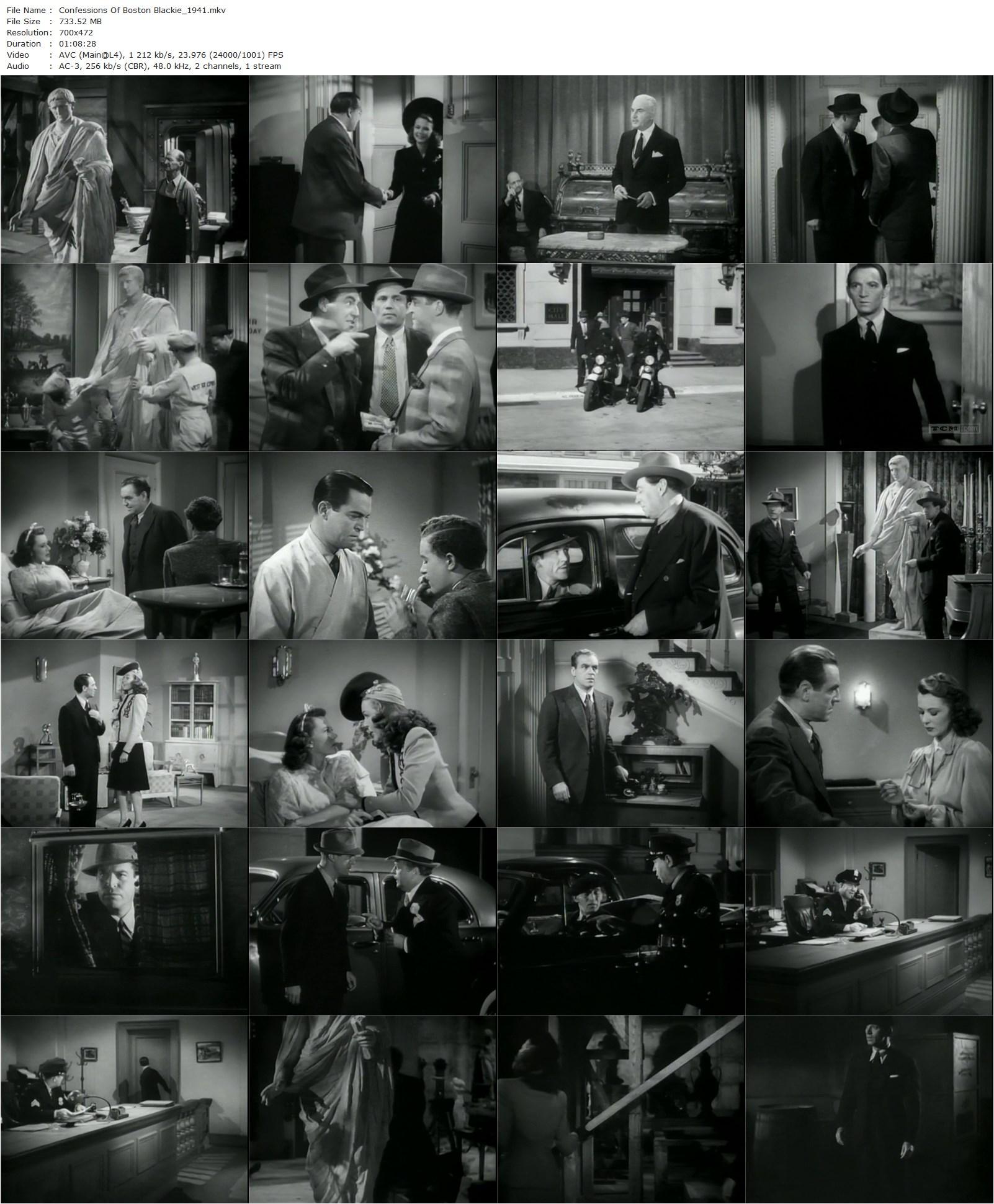 Confessions of Boston Blackie (1941) Edward Dmytryk, Chester Morris, Harriet Nelson, Richard Lane-poster