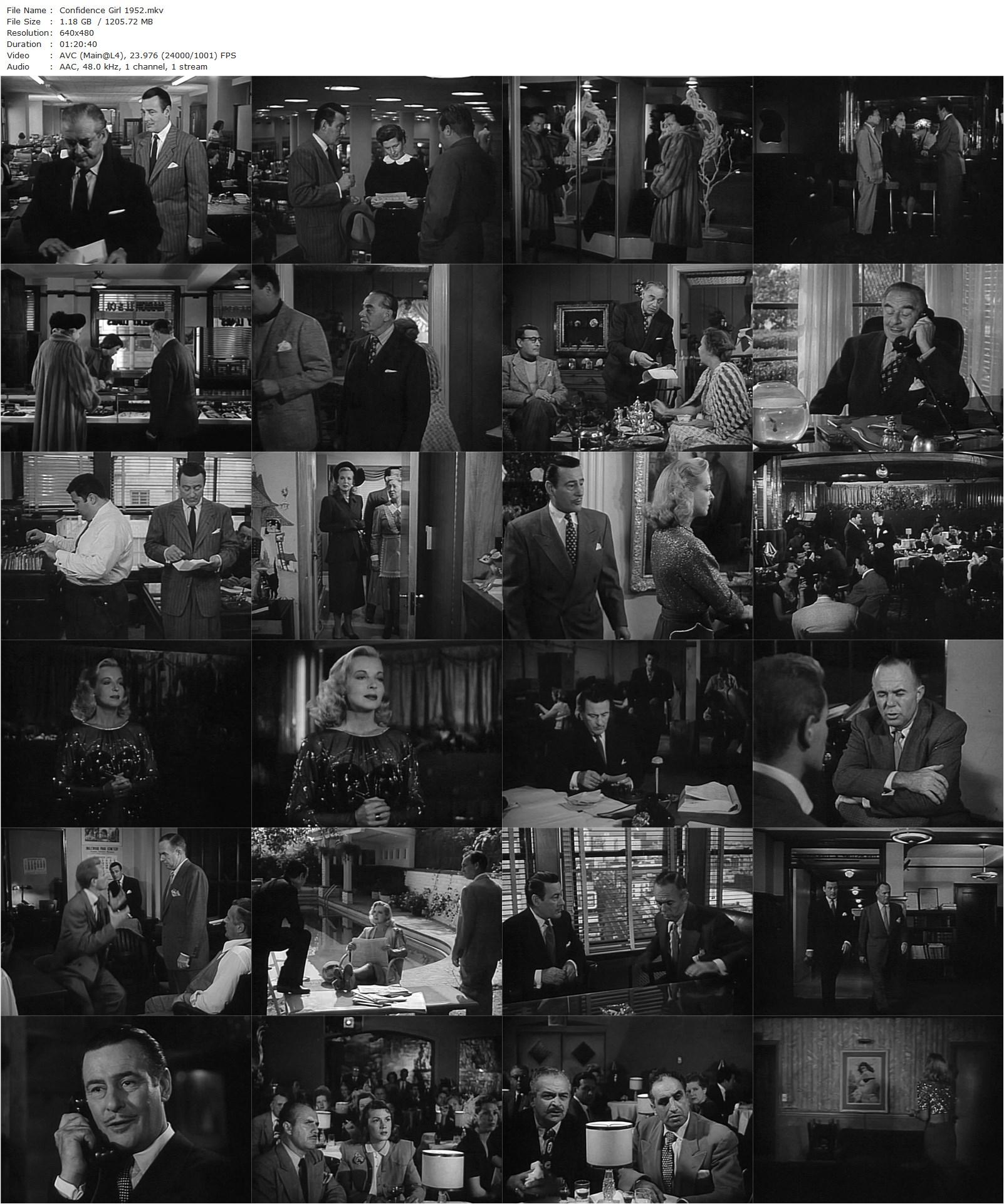 Confidence Girl (1952) Andrew L. Stone, Tom Conway, Hillary Brooke, Eddie Marr-poster