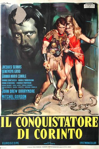 Conqueror of Corinth AKA Il conquistatore di Corinto (1961) Mario Costa, Jacques Sernas, John Drew Barrymore, Geneviève Grad