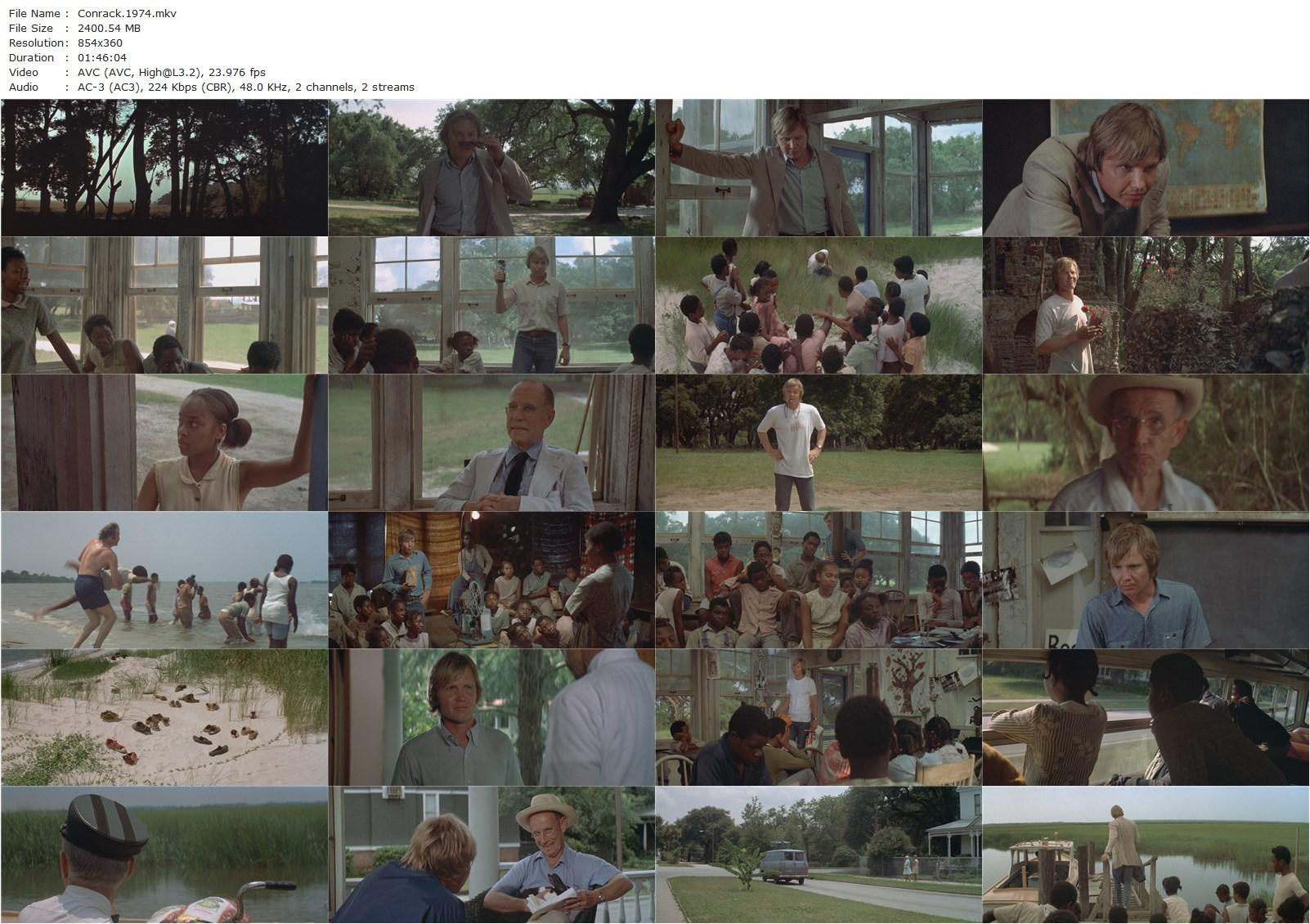 Conrack (1974) Martin Ritt, Jon Voight, Paul Winfield, Madge Sinclair-poster