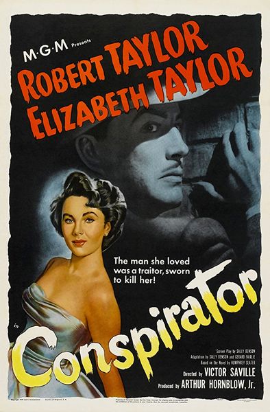 Conspirator (1949) Victor Saville, Robert Taylor, Elizabeth Taylor, Robert Flemyng, Drama, Thriller