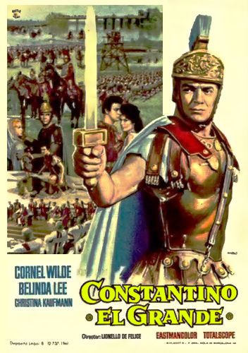 Constantine the Great AKA Costantino il grande (1961) Lionello De Felice, Irving Rapper, Cornel Wilde, Belinda Lee, Massimo Serato