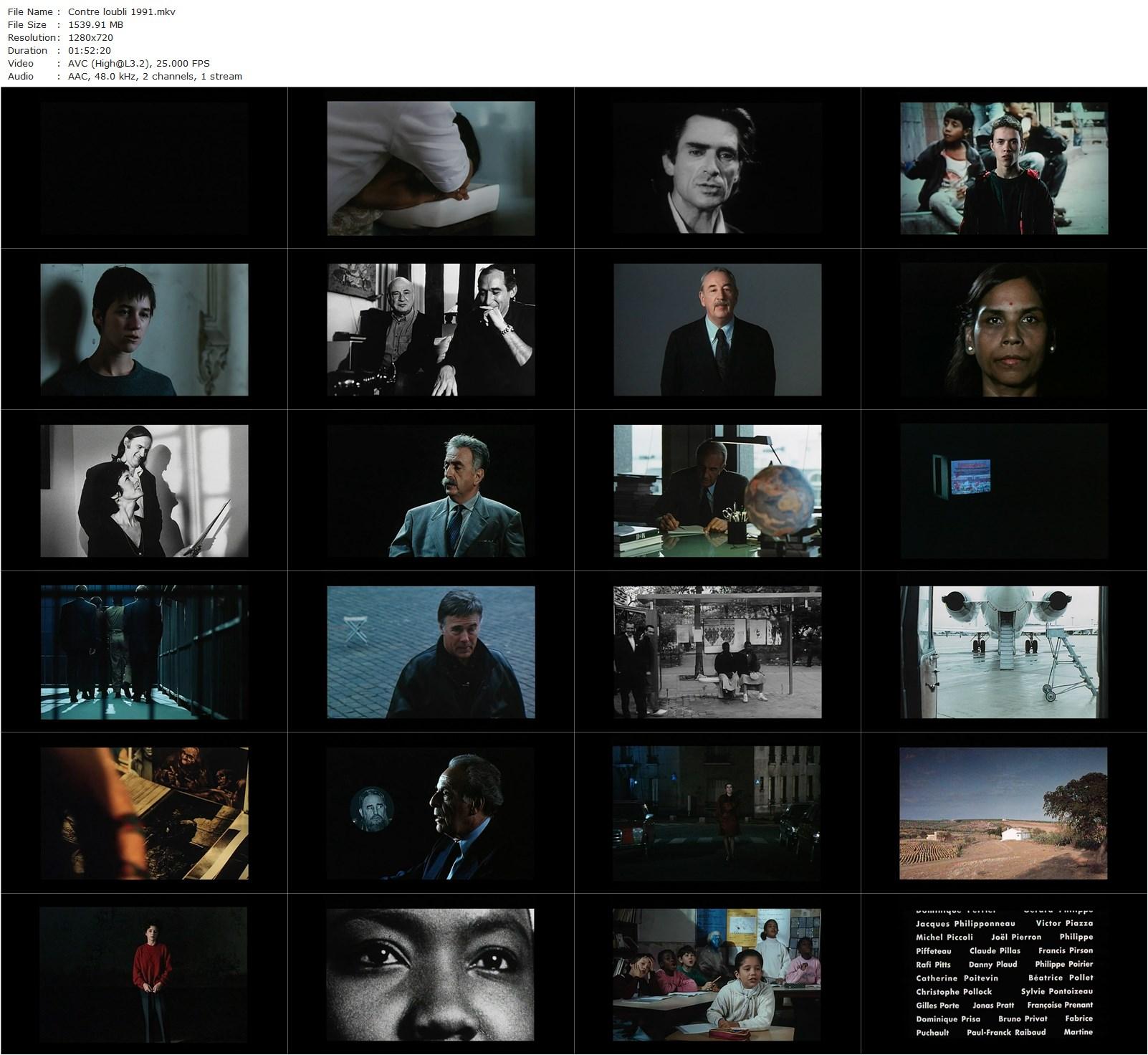 Lest We Forget AKA Contre l’oubli (1991) Chantal Akerman, René Allio, Denis Amar, Paul Amar, Robert Badinter, Guy Bedos-poster