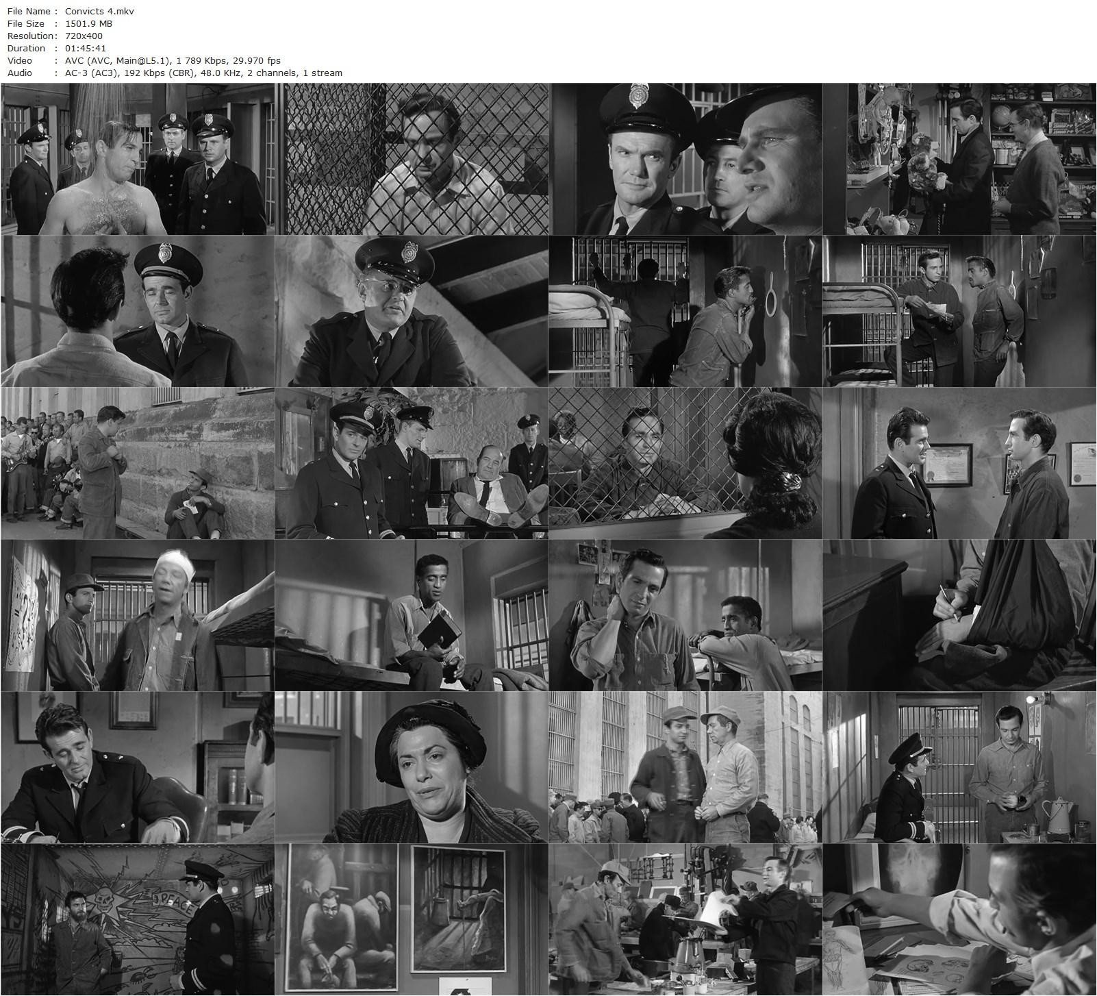 Convicts 4 (1962) Millard Kaufman, Ben Gazzara, Stuart Whitman, Ray Walston-poster