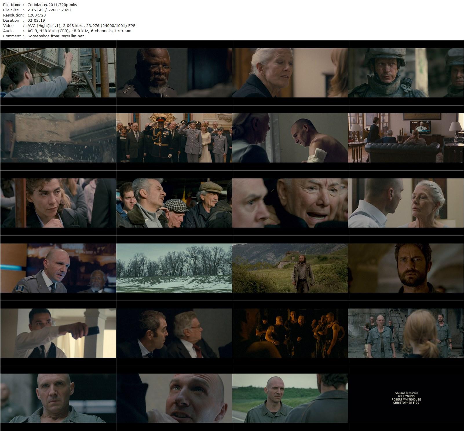 Coriolanus (2011) Ralph Fiennes, Gerard Butler, Brian Cox-poster