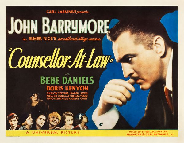 Counsellor-at-Law (1933) William Wyler, John Barrymore, Bebe Daniels, Doris Kenyon