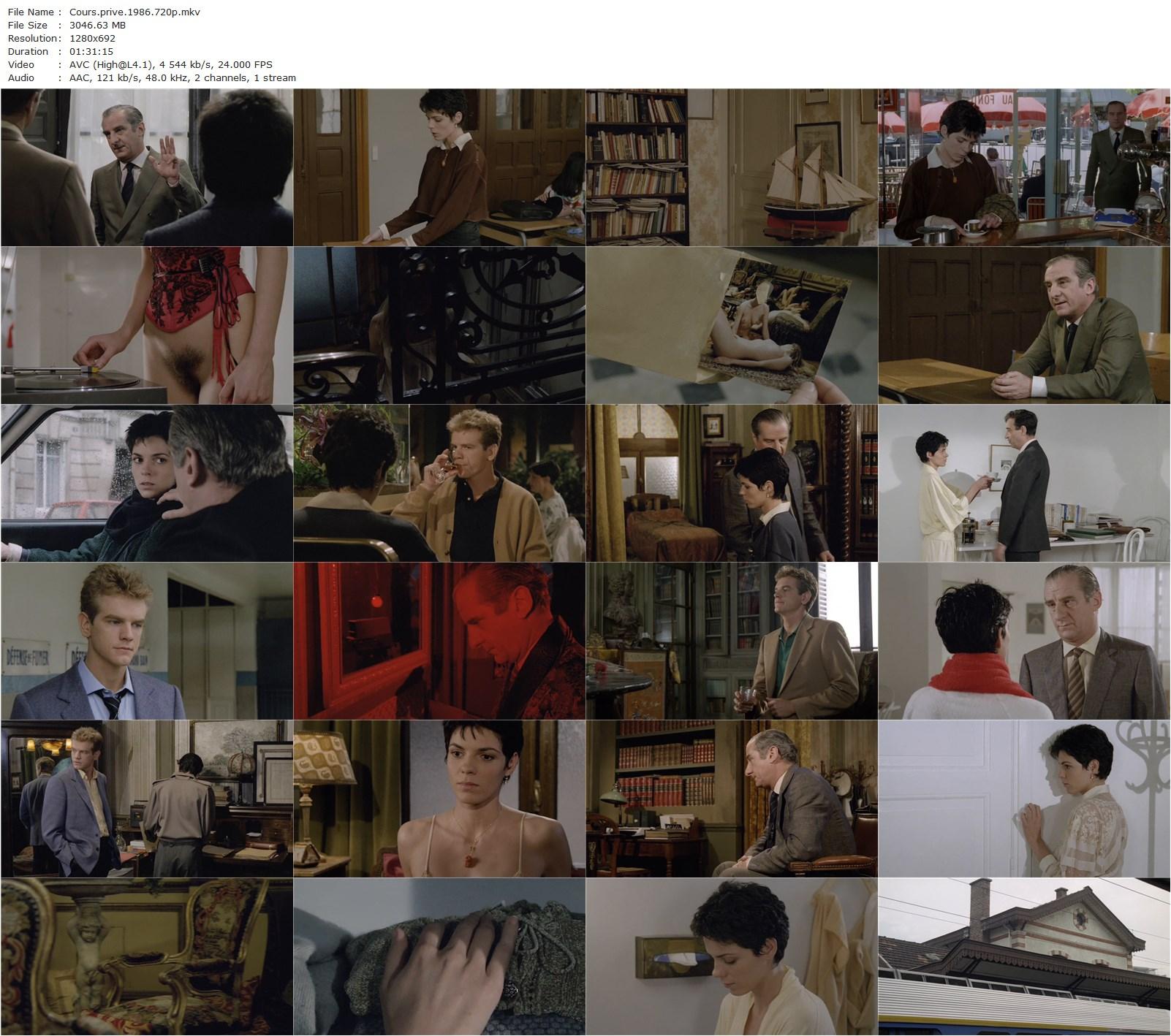 Cours privé / Private Tuition (1986) Pierre Granier-Deferre, Elizabeth Bourgine, Michel Aumont, Xavier Deluc-poster