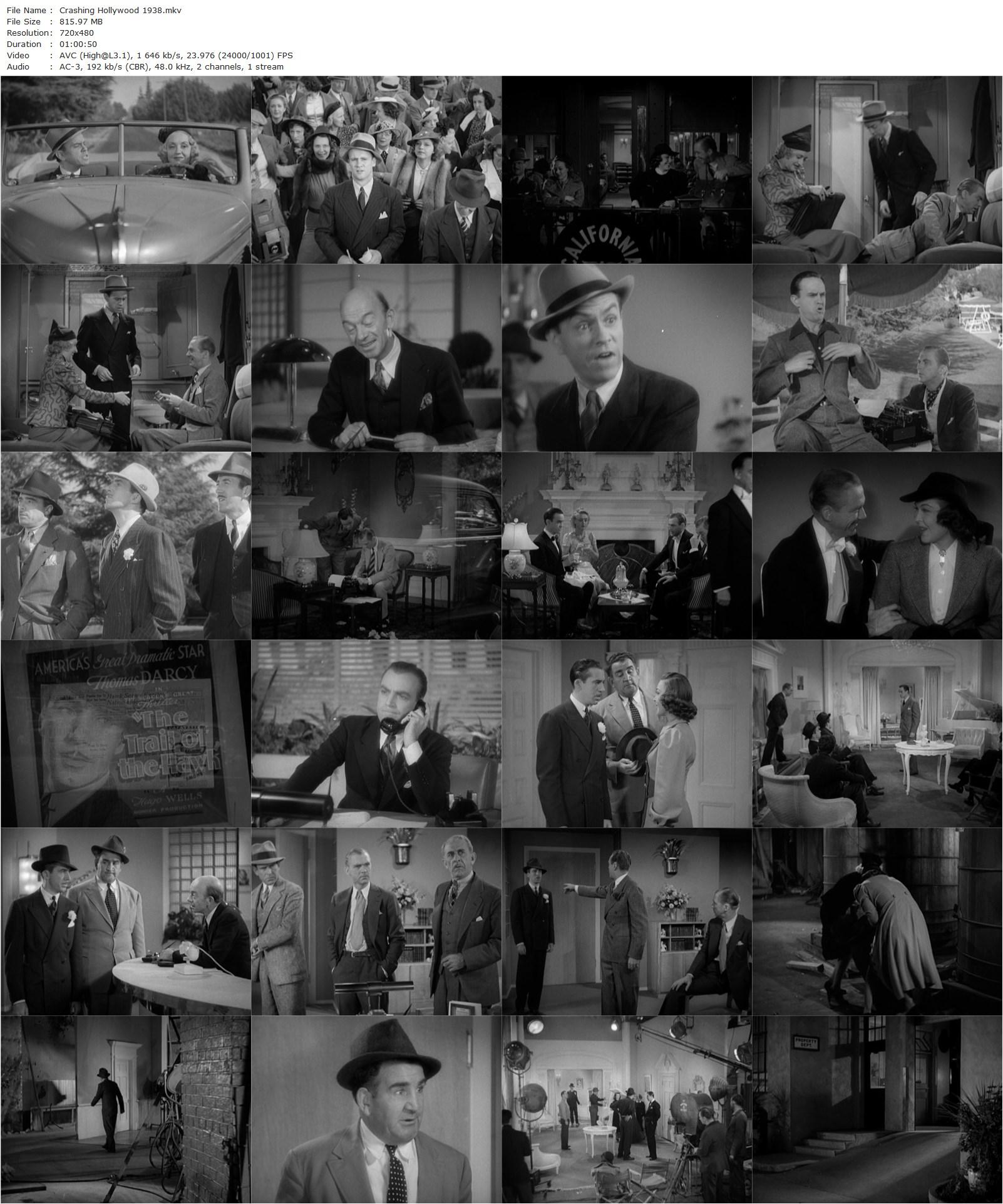 Crashing Hollywood (1938) Lew Landers, Lee Tracy, Joan Woodbury, Paul Guilfoyle-poster