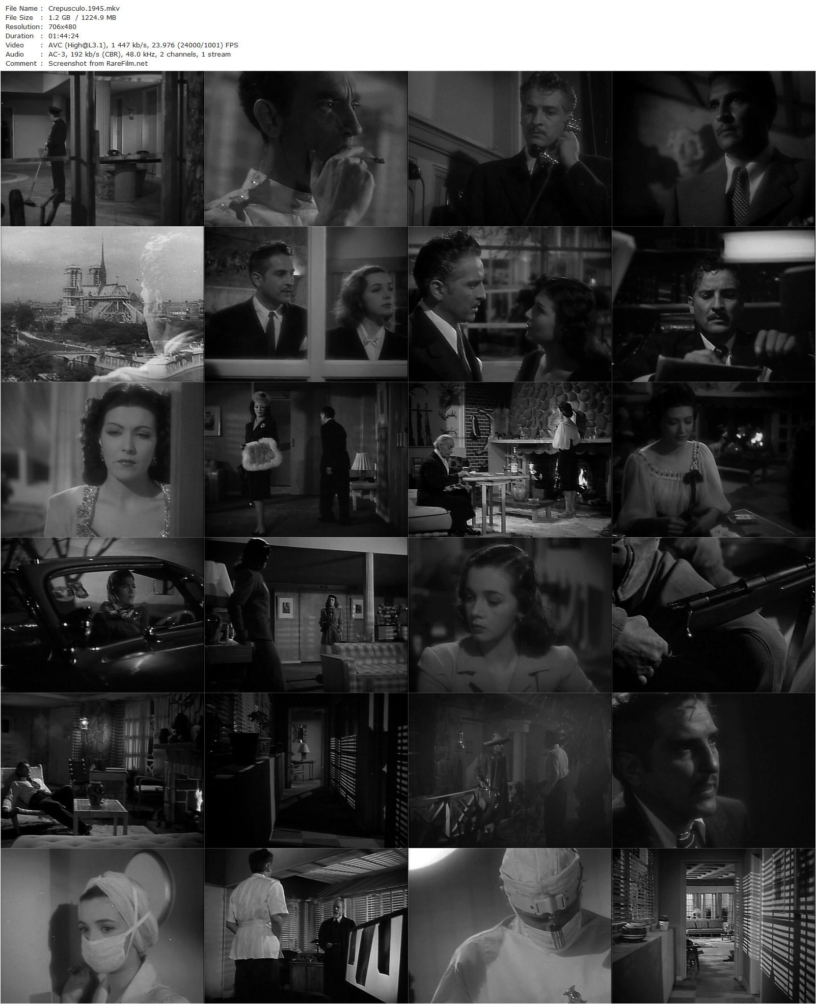 Twilight / Crepúsculo (1945) Julio Bracho, Arturo de Córdova, Gloria Marín, Julio Villarreal-poster