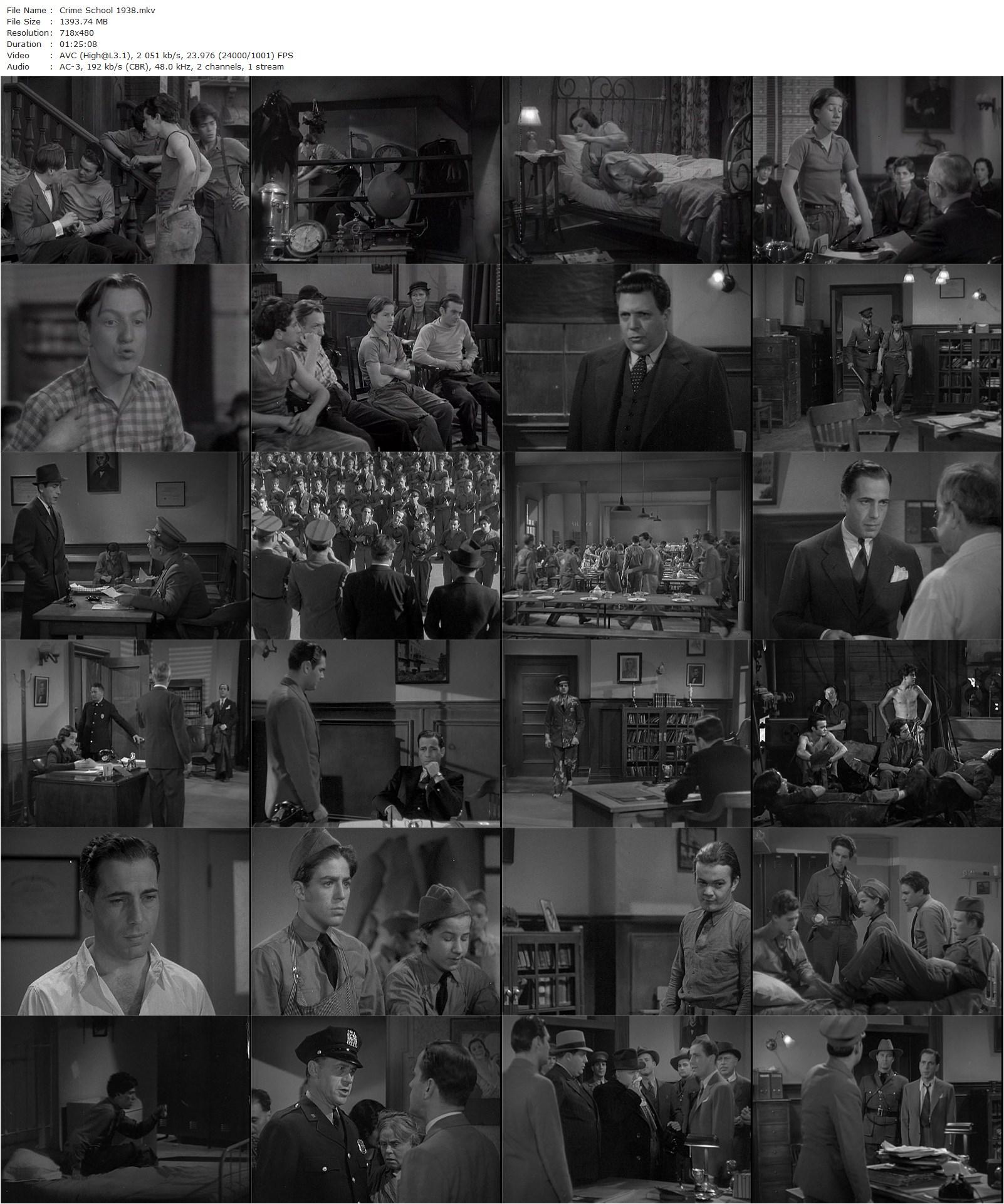 Crime School (1938) Lewis Seiler, William Clemens, Humphrey Bogart, Gale Page-poster