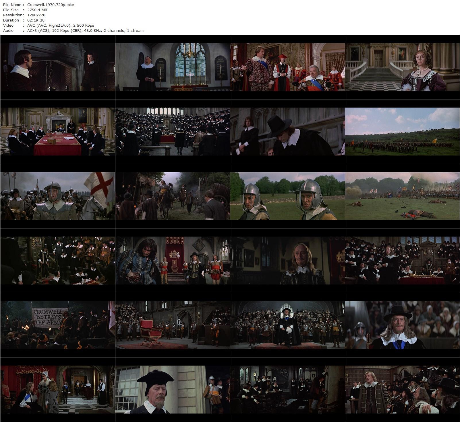 Cromwell (1970) Ken Hughes, Richard Harris, Alec Guinness, Robert Morley-poster