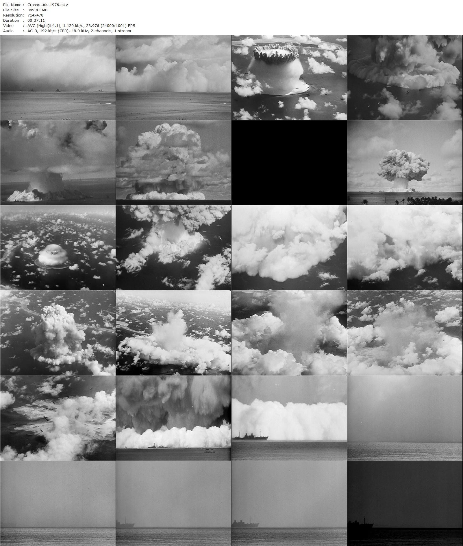 Crossroads (1976) Bruce Conner-poster