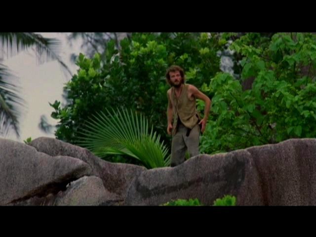 Crusoe (1988) Caleb Deschanel, Aidan Quinn, Ade Sapara, Elvis Payne, Drama-poster