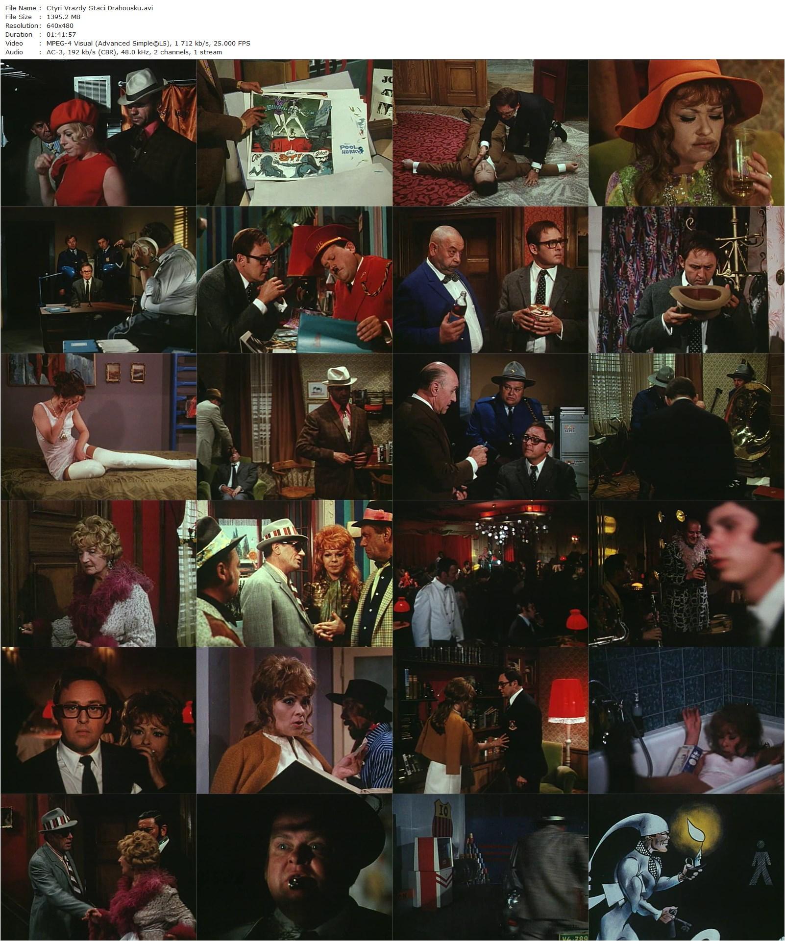 Four Murders Are Enough, Darling / ‘Ctyri vrazdy stací, drahousku’ (1971) Oldrich Lipský, Lubomír Lipský, Jirina Bohdalová, Iva Janzurová-poster