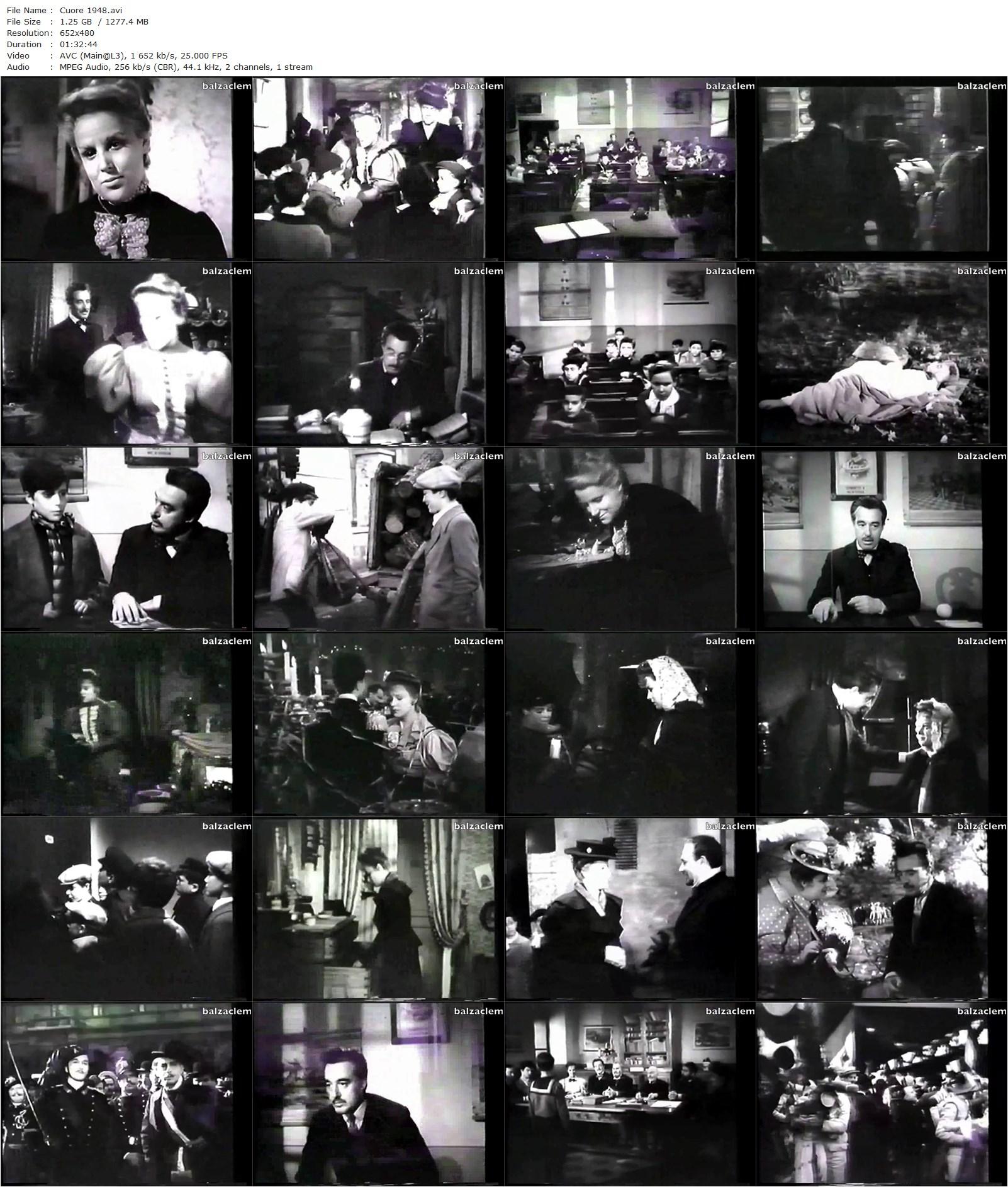 Heart and Soul AKA Cuore (1948) Duilio Coletti, Vittorio De Sica, María Mercader, Giorgio De Lullo-poster