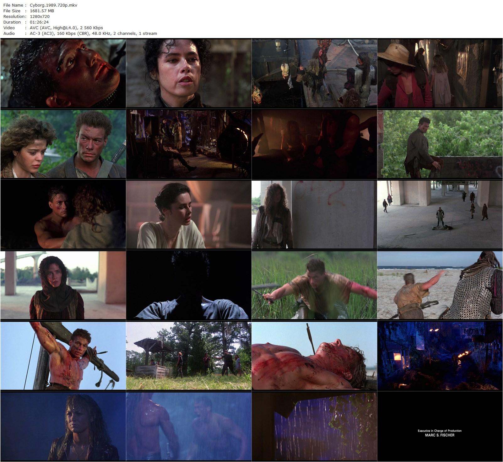 Cyborg (1989) Albert Pyun, Jean-Claude Van Damme, Deborah Richter, Vincent Klyn-poster