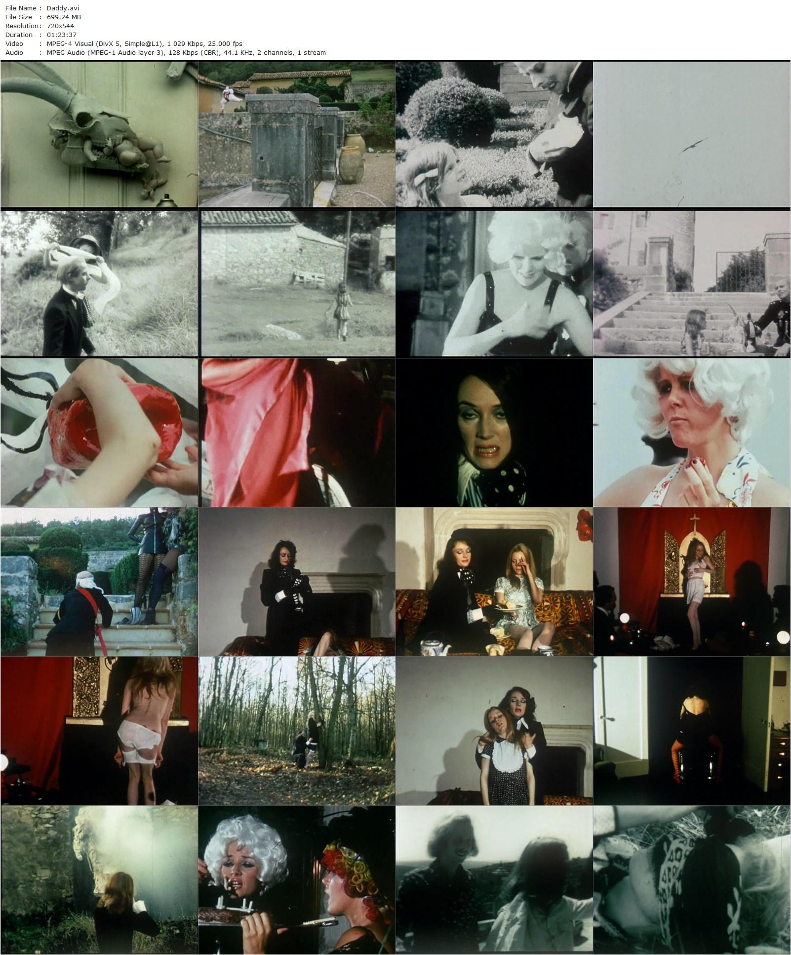 Daddy (1973) Niki De Saint Phalle, Peter Whitehead, Rainer Diez, Mia Martin, Clarice Mary-poster