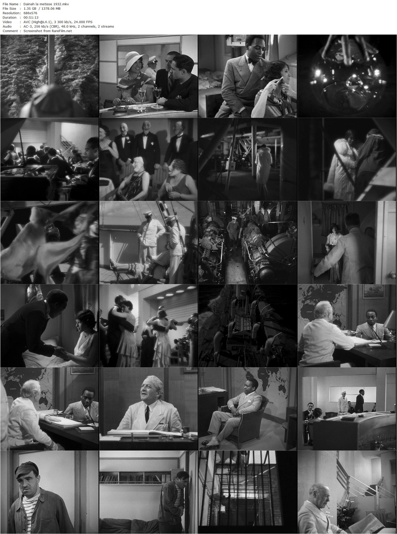 Dainah the Mixed / Daïnah la métisse (1932) Jean Grémillon, Charles Vanel, Habib Benglia, Gaston Dubosc-poster