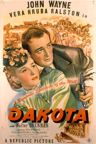 Dakota (1945) Joseph Kane, John Wayne, Vera Ralston, Walter Brennan, Western