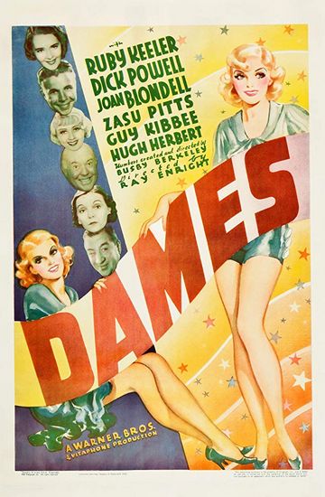 Dames (1934) Ray Enright, Busby Berkeley, Joan Blondell, Dick Powell, Ruby Keeler