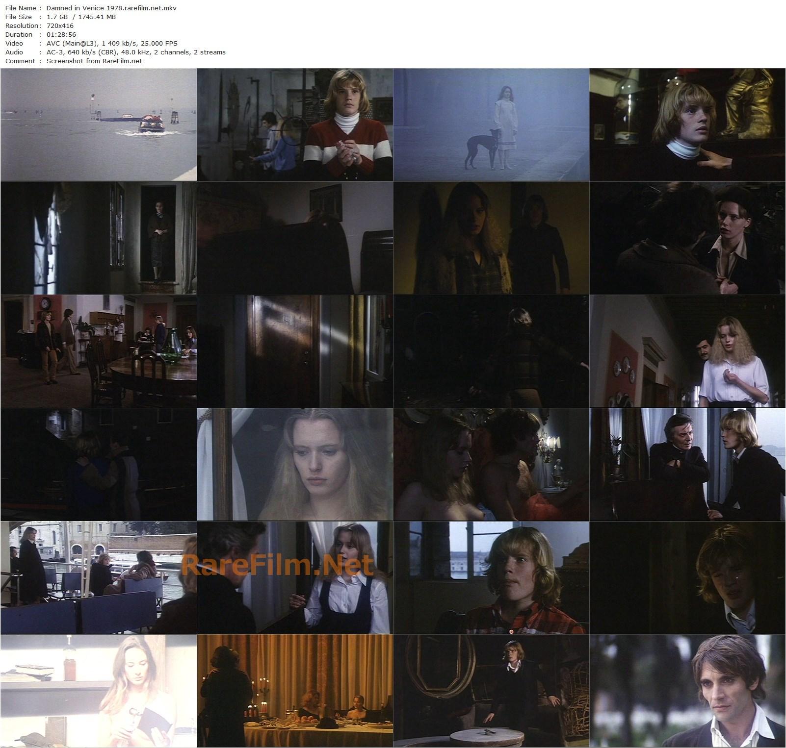 Damned in Venice / Nero veneziano (1978) Ugo Liberatore, Renato Cestiè, Rena Niehaus, Yorgo Voyagis-poster