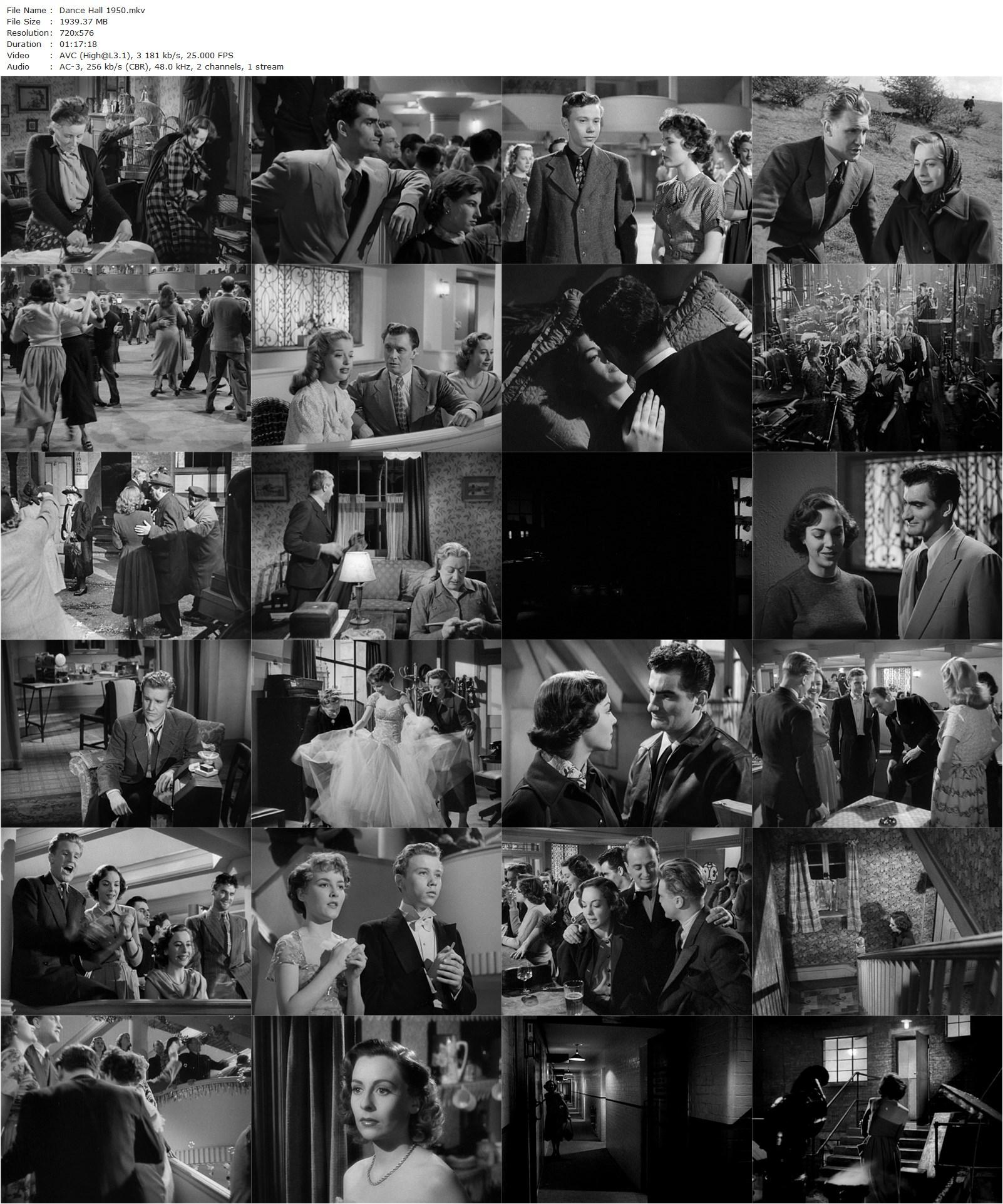 Dance Hall (1950) Charles Crichton, Natasha Parry, Jane Hylton, Diana Dors-poster