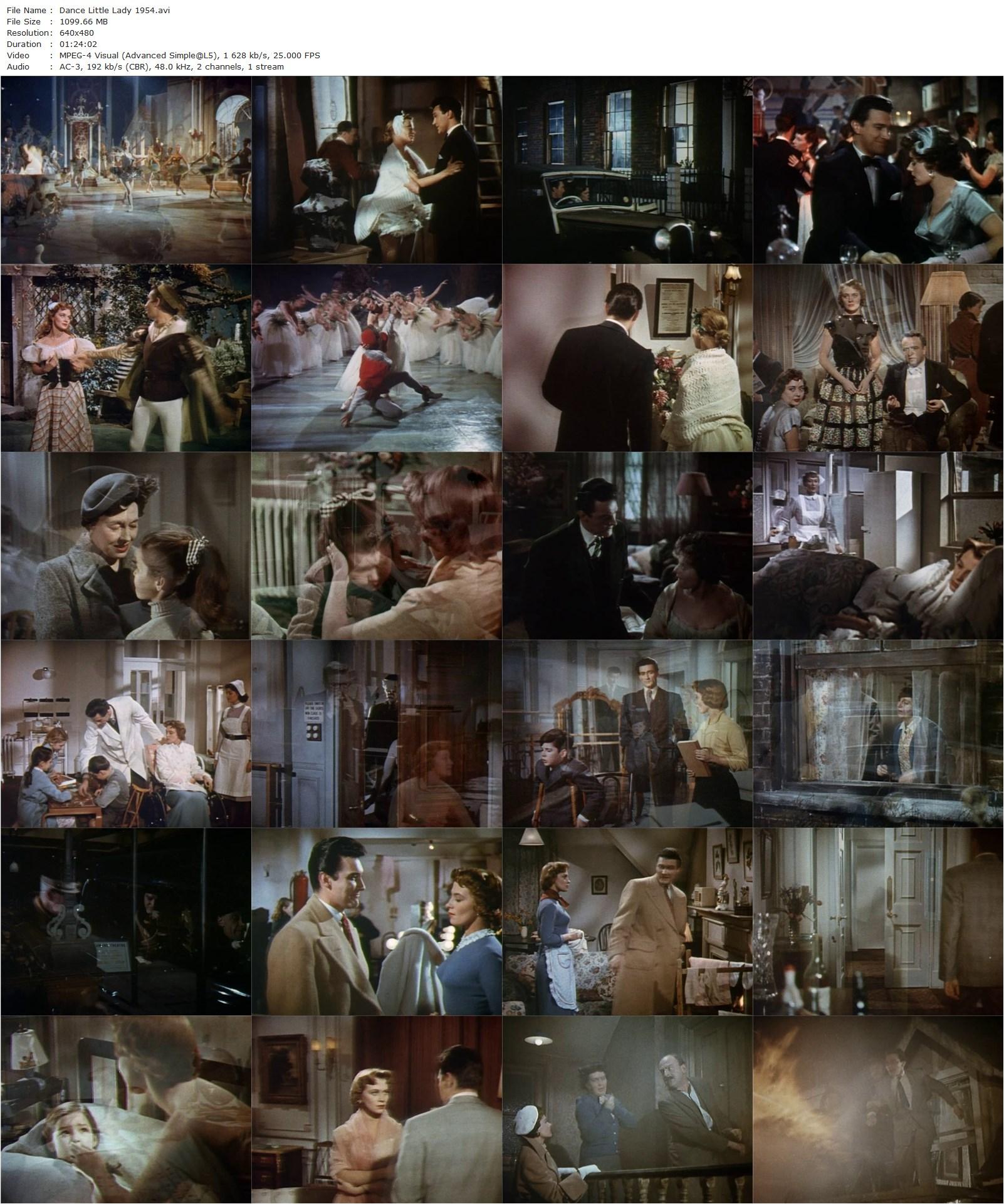 Dance Little Lady (1954) Val Guest, Terence Morgan, Mai Zetterling, Guy Rolfe-poster