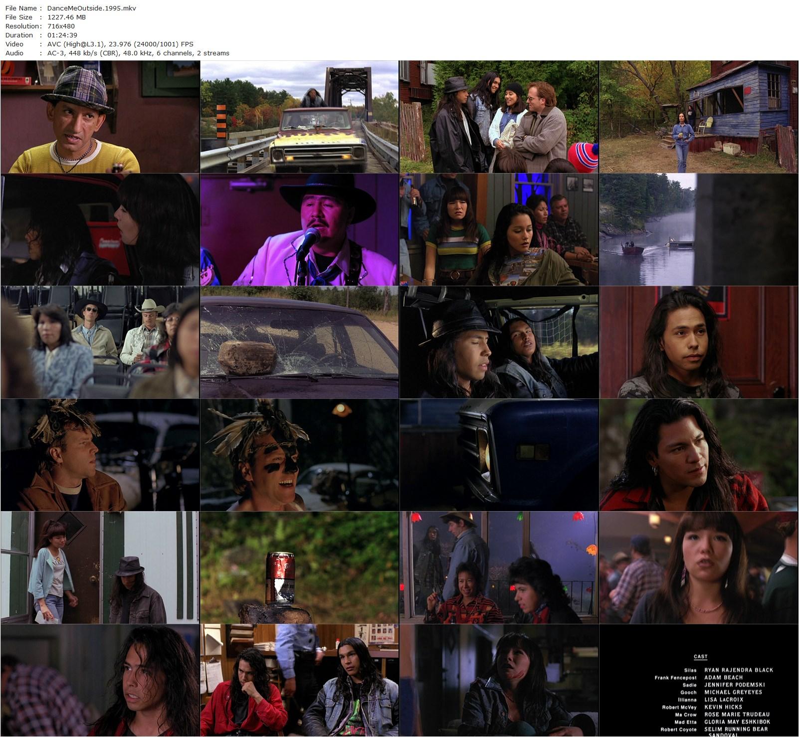 Dance Me Outside (1994) Bruce McDonald, Ryan Rajendra Black, Adam Beach, Jennifer Podemski-poster