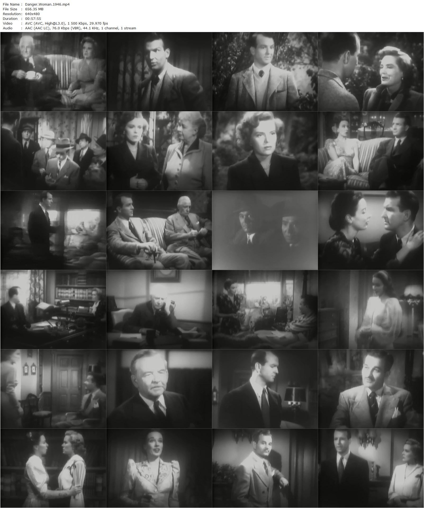 Danger Woman (1946) Lewis D. Collins, Don Porter, Brenda Joyce, Patricia Morison-poster