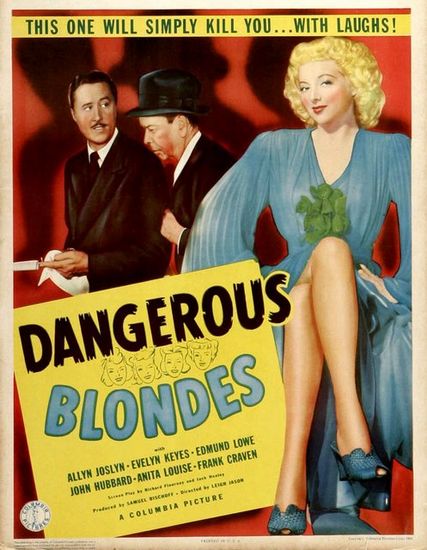 Dangerous Blondes (1943) Leigh Jason, Allyn Joslyn, Evelyn Keyes, Edmund Lowe