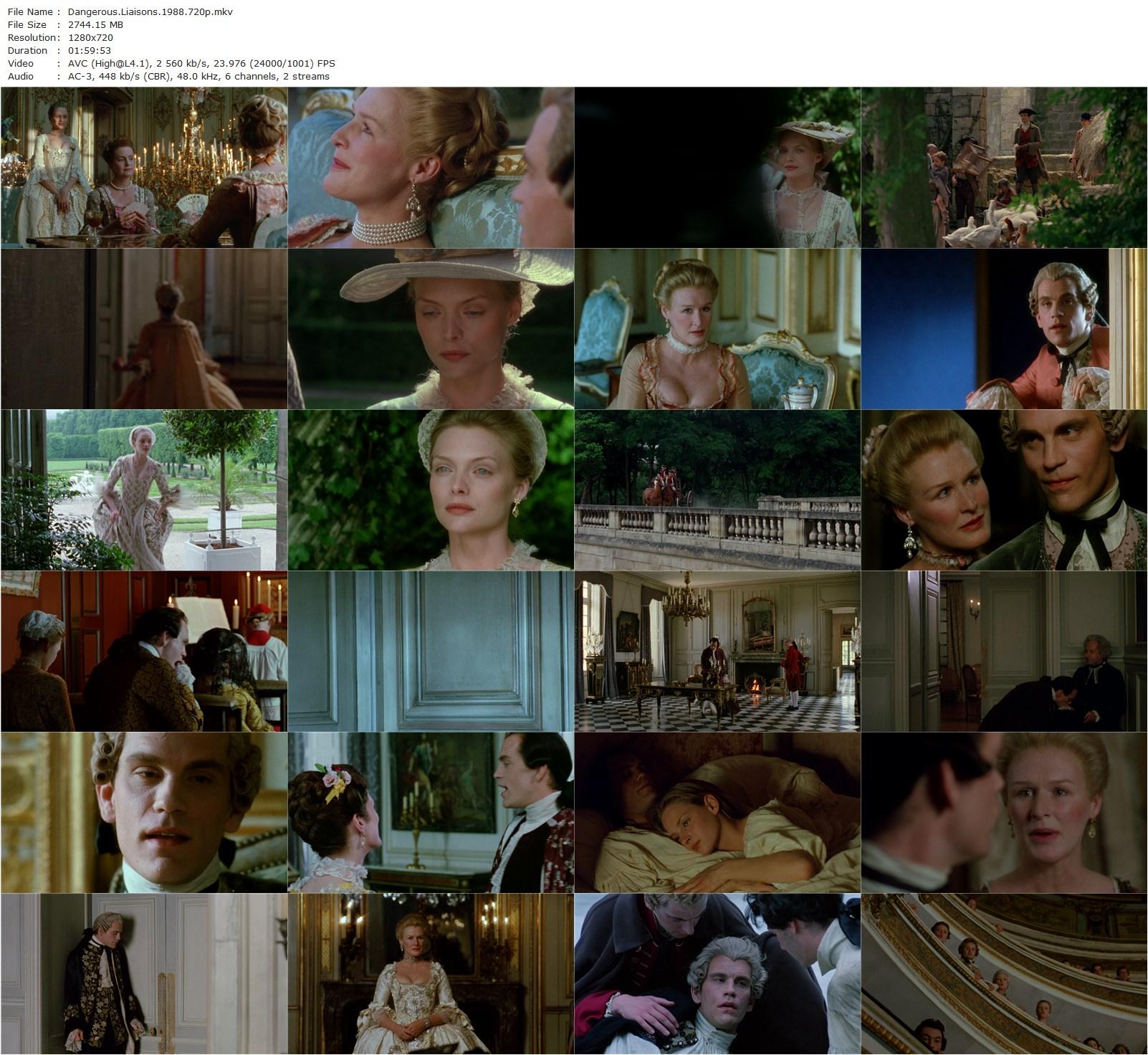 Dangerous Liaisons (1988) Stephen Frears, Glenn Close, John Malkovich, Michelle Pfeiffer-poster