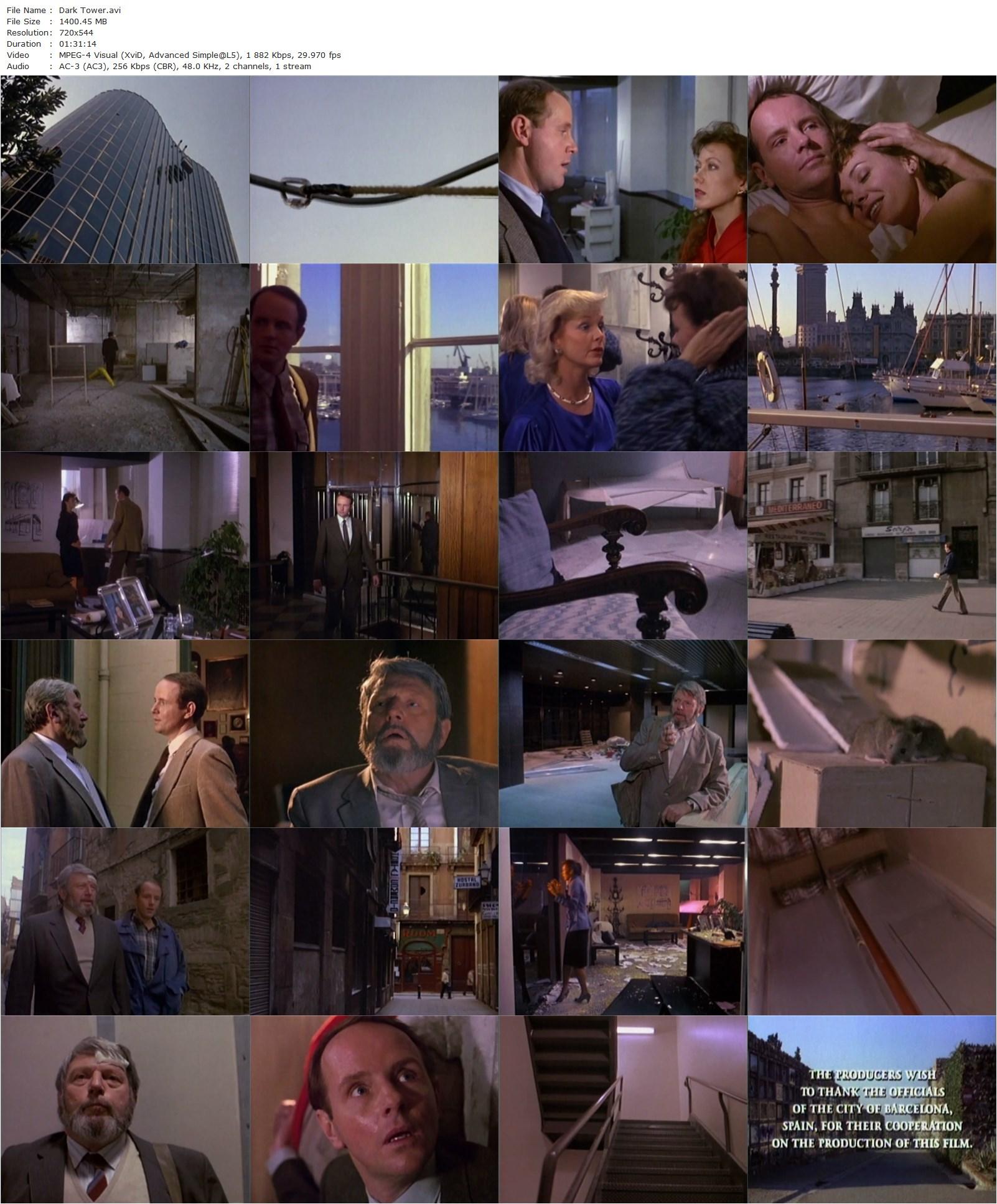 Dark Tower (1989) Freddie Francis, Ken Wiederhorn, Michael Moriarty, Jenny Agutter, Carol Lynley-poster