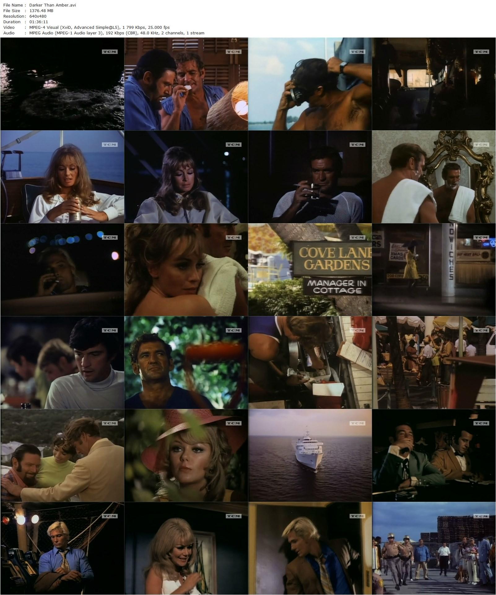 Darker Than Amber (1970) Robert Clouse, Rod Taylor, Theodore Bikel, Suzy Kendall-poster