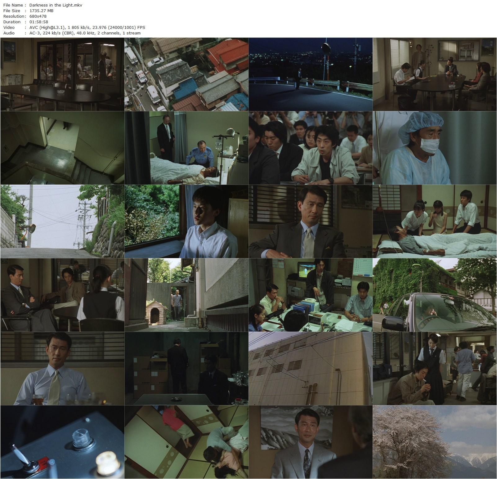 Darkness in the Light / Nippon no kuroi natsu – Enzai (2001) Kei Kumai, Kiichi Nakai, Akira Terao, Naomi Hosokawa-poster