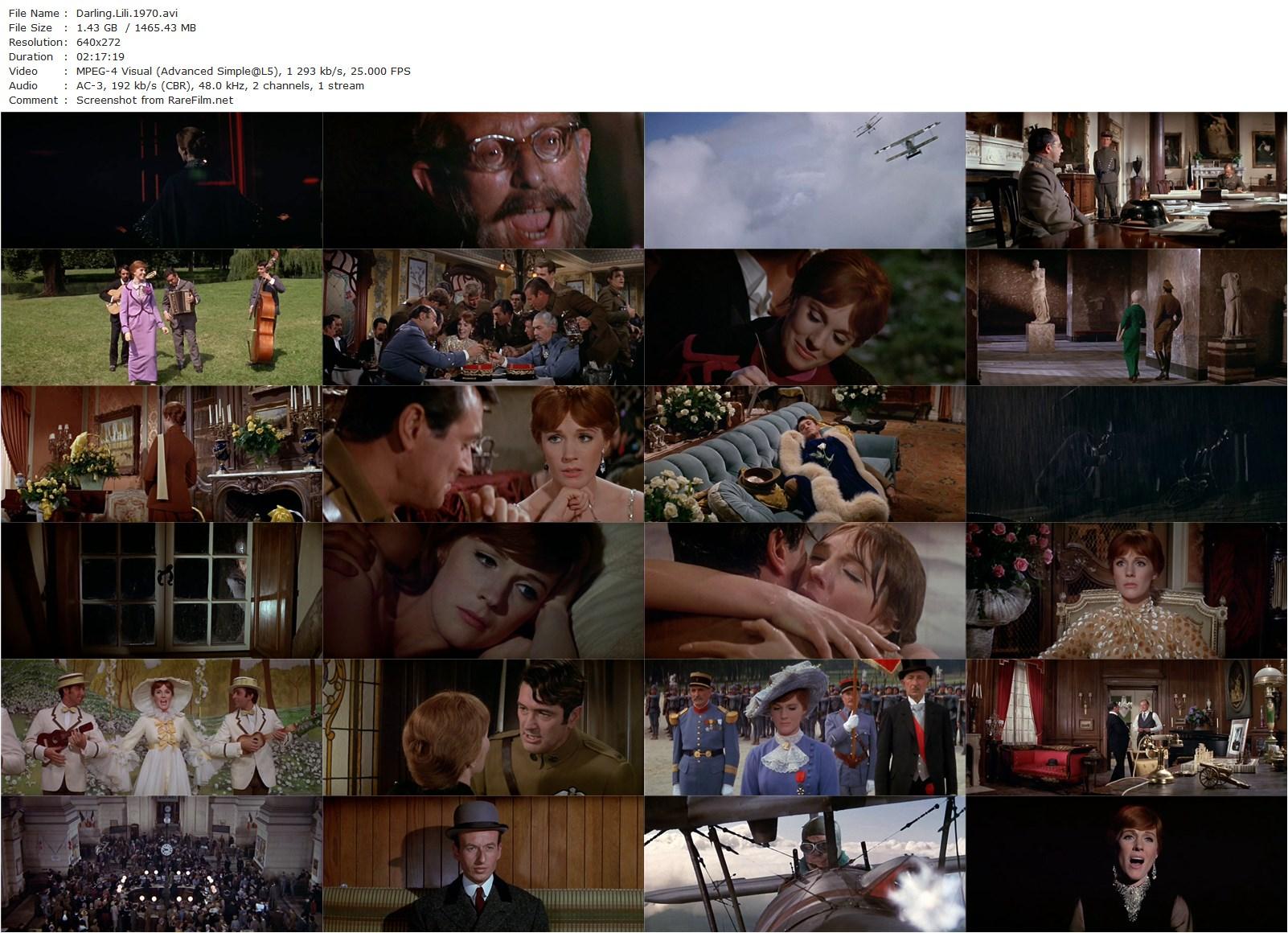 Darling Lili (1970) Blake Edwards, Julie Andrews, Rock Hudson, Jeremy Kemp-poster