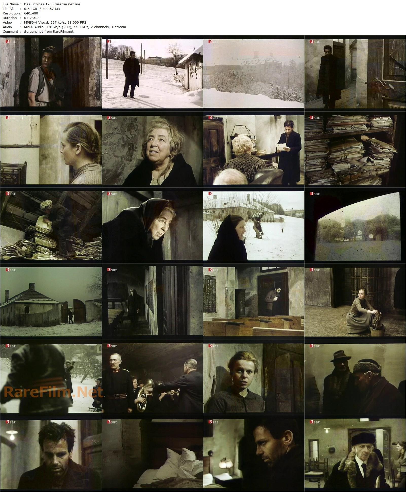 The Castle / Das Schloß (1968) Rudolf Noelte, Maximilian Schell, Cordula Trantow, Trudik Daniel-poster