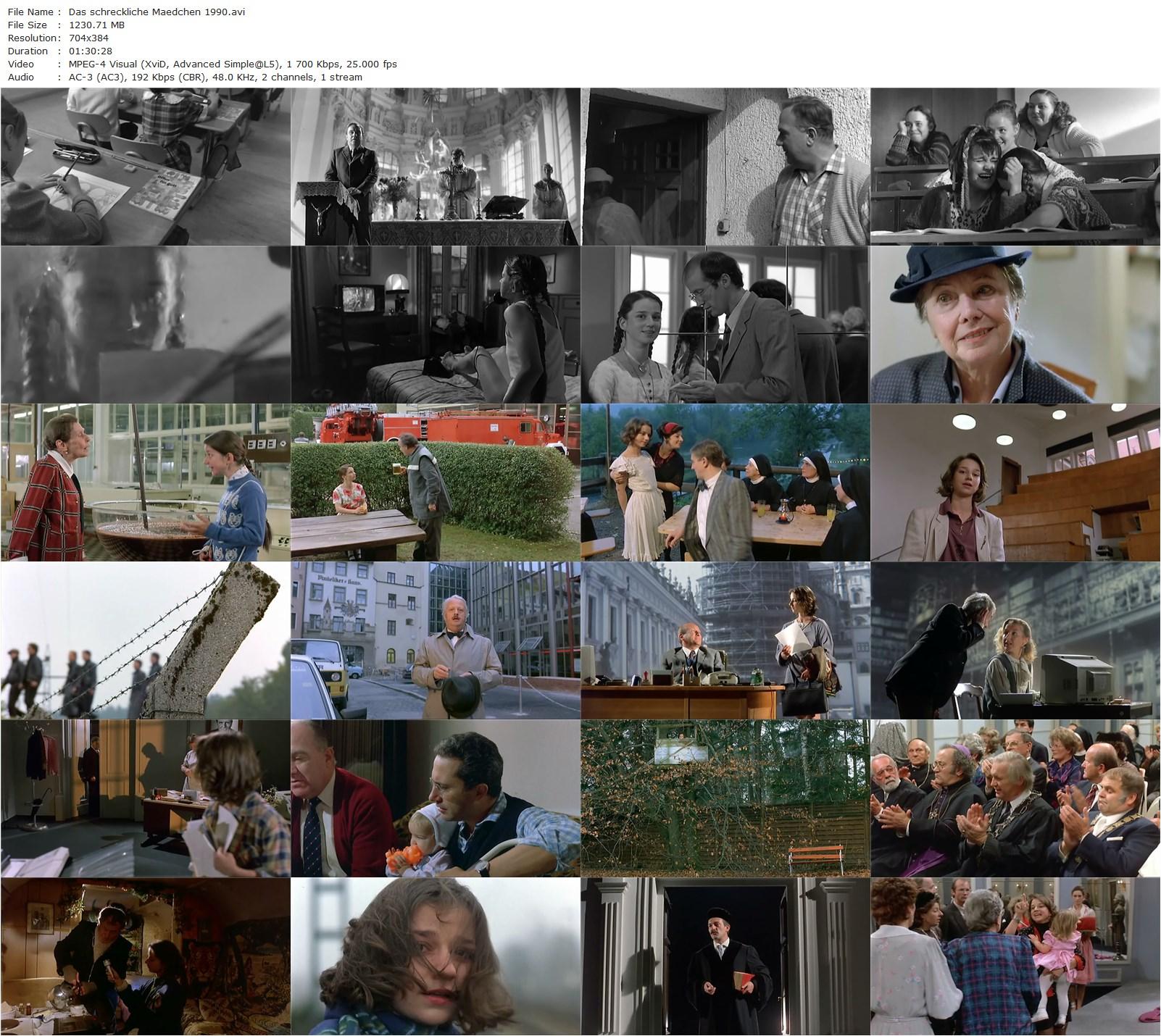 The Nasty Girl (1990) Michael Verhoeven, Lena Stolze, Hans-Reinhard Müller, Monika Baumgartner-poster