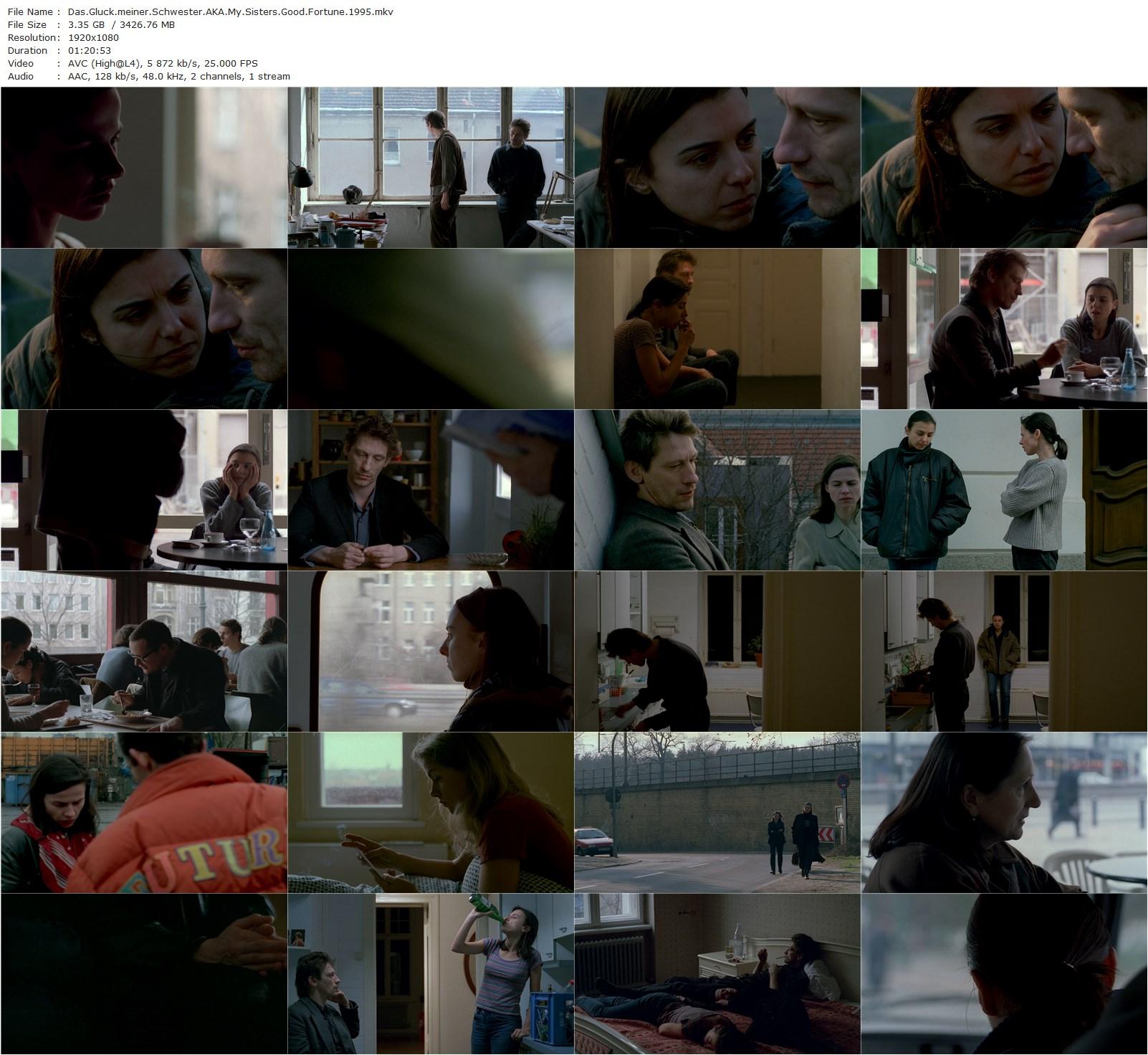 My Sister’s Good Fortune / Das Glück meiner Schwester (1995) Angela Schanelec, Anna Bolk, Katharina Linder, Michael Maertens-poster