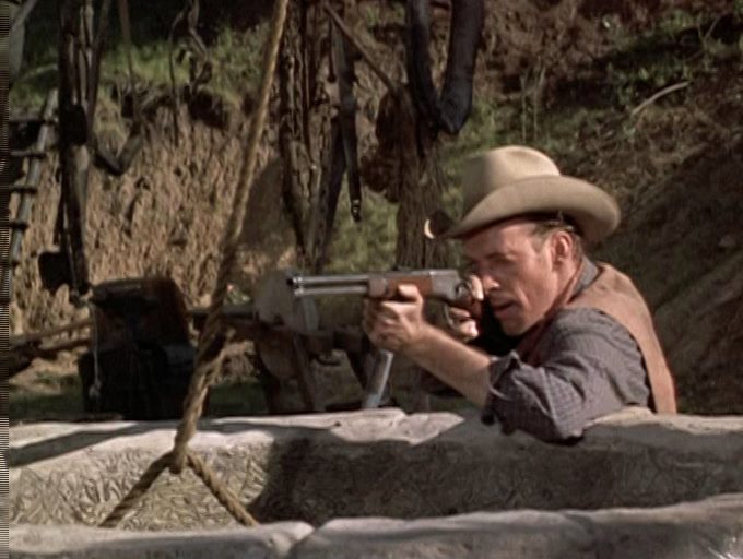 Day of the Badman (1958) Harry Keller, Fred MacMurray, Joan Weldon, John Ericson, Western-poster