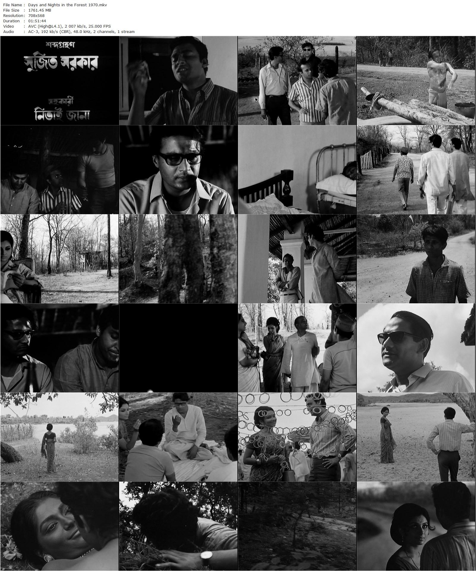 Days and Nights in the Forest AKA Aranyer Din Ratri (1970) Satyajit Ray, Sharmila Tagore, Kaberi Bose, Simi Garewal-poster