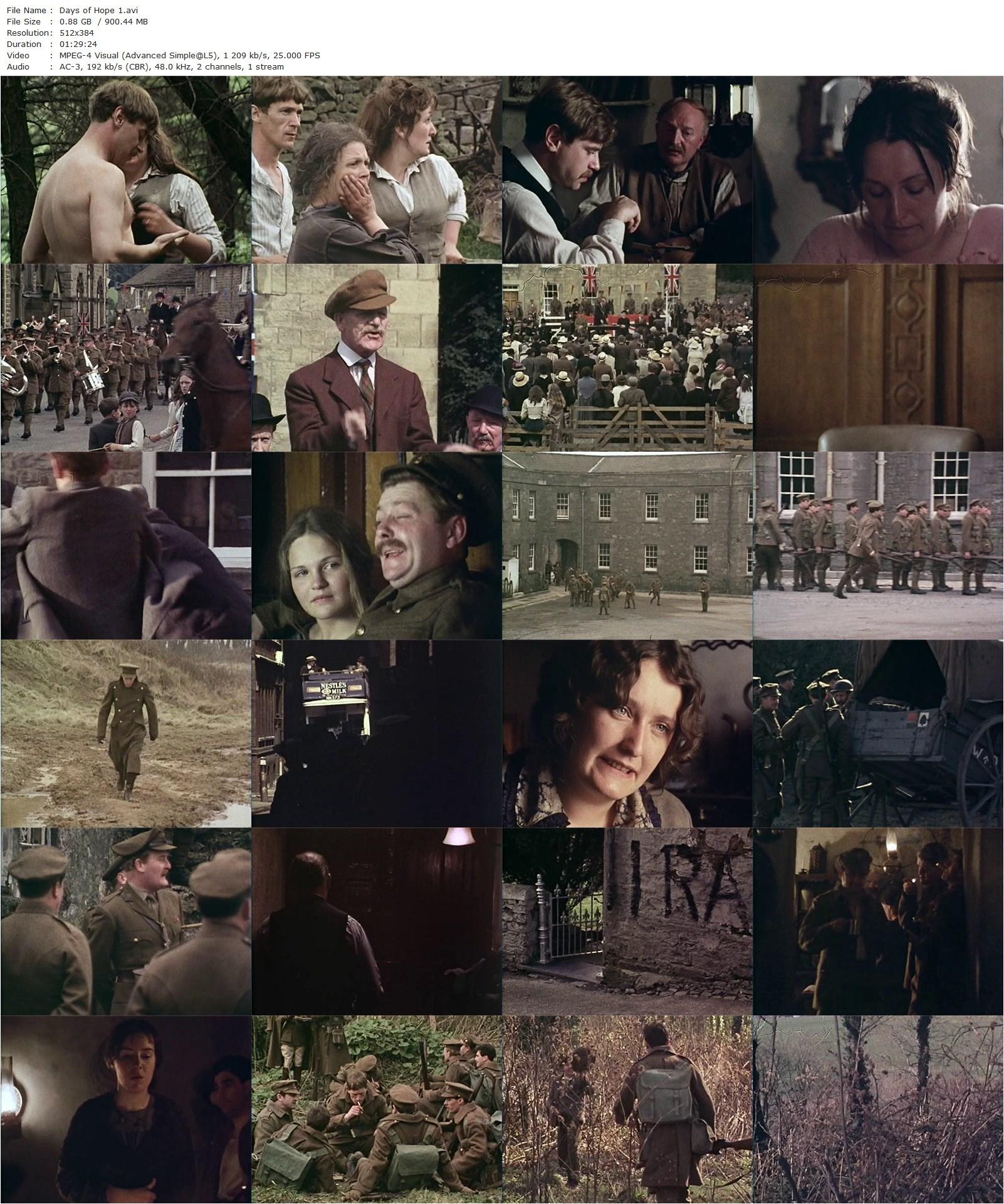 Days of Hope (1975) Ken Loach, Paul Copley, Pamela Brighton, Nikolas Simmonds-poster