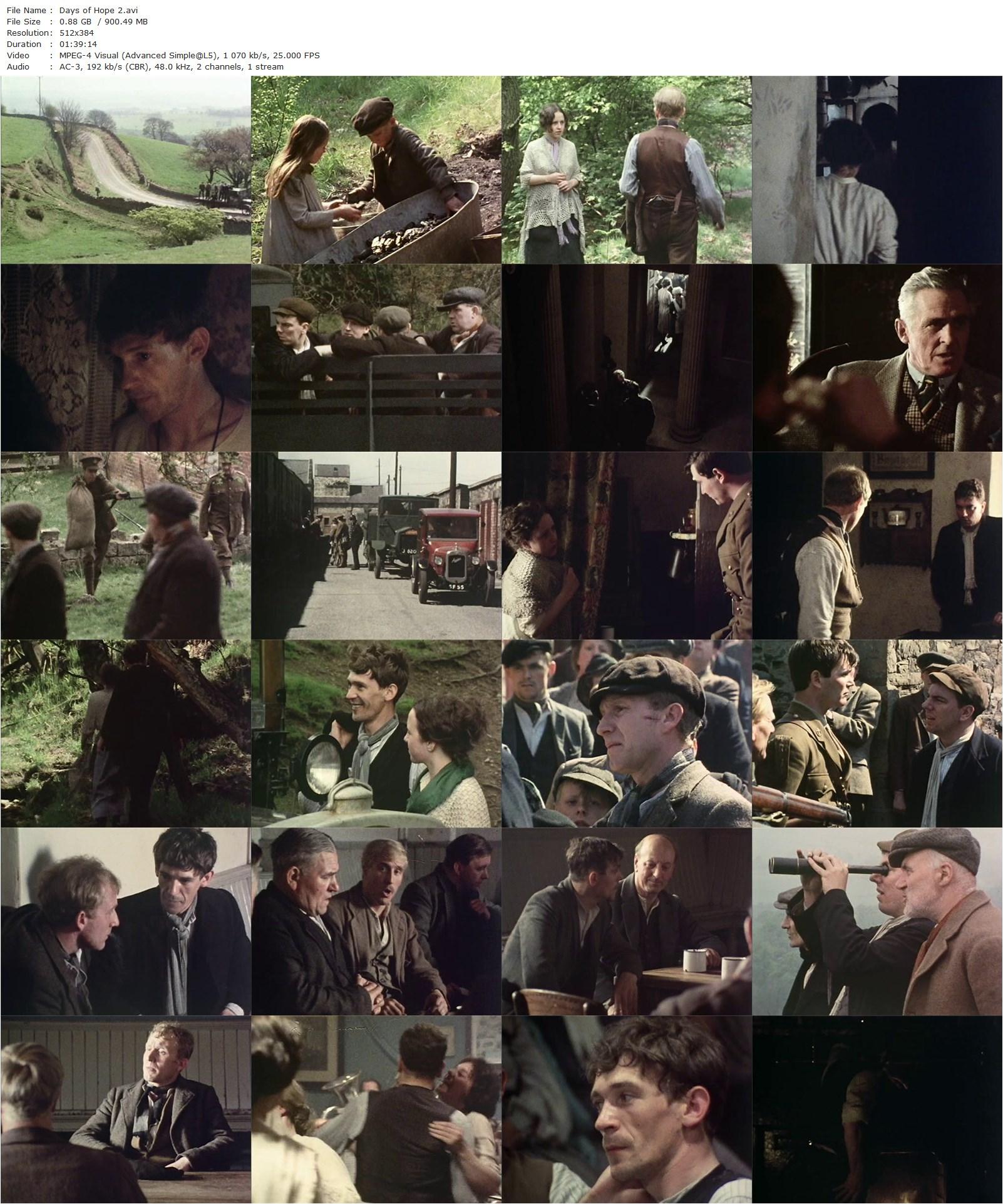 Days of Hope (1975) Ken Loach, Paul Copley, Pamela Brighton, Nikolas Simmonds-poster