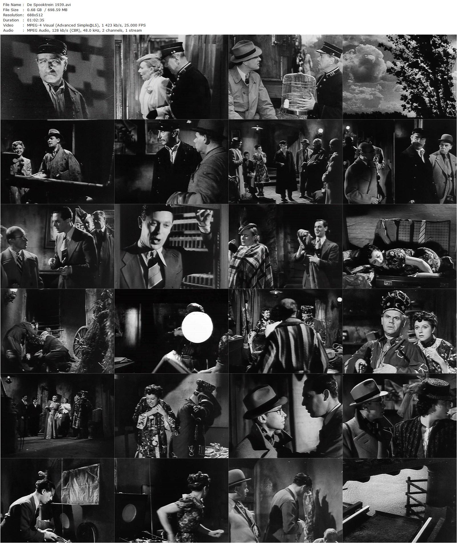 The Ghost Train AKA De spooktrein (1939) Karel Lamac, Sara Heyblom, Lies de Wind, Chris Baay-poster