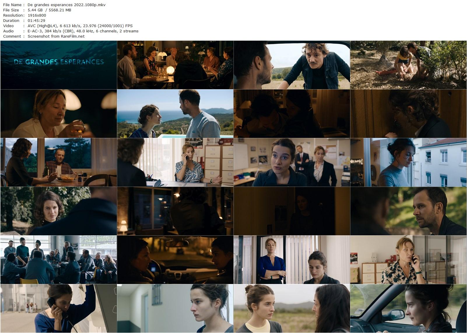 Grand Expectations / De grandes espérances (2022) Sylvain Desclous, Rebecca Marder, Benjamin Lavernhe, Emmanuelle Bercot-poster