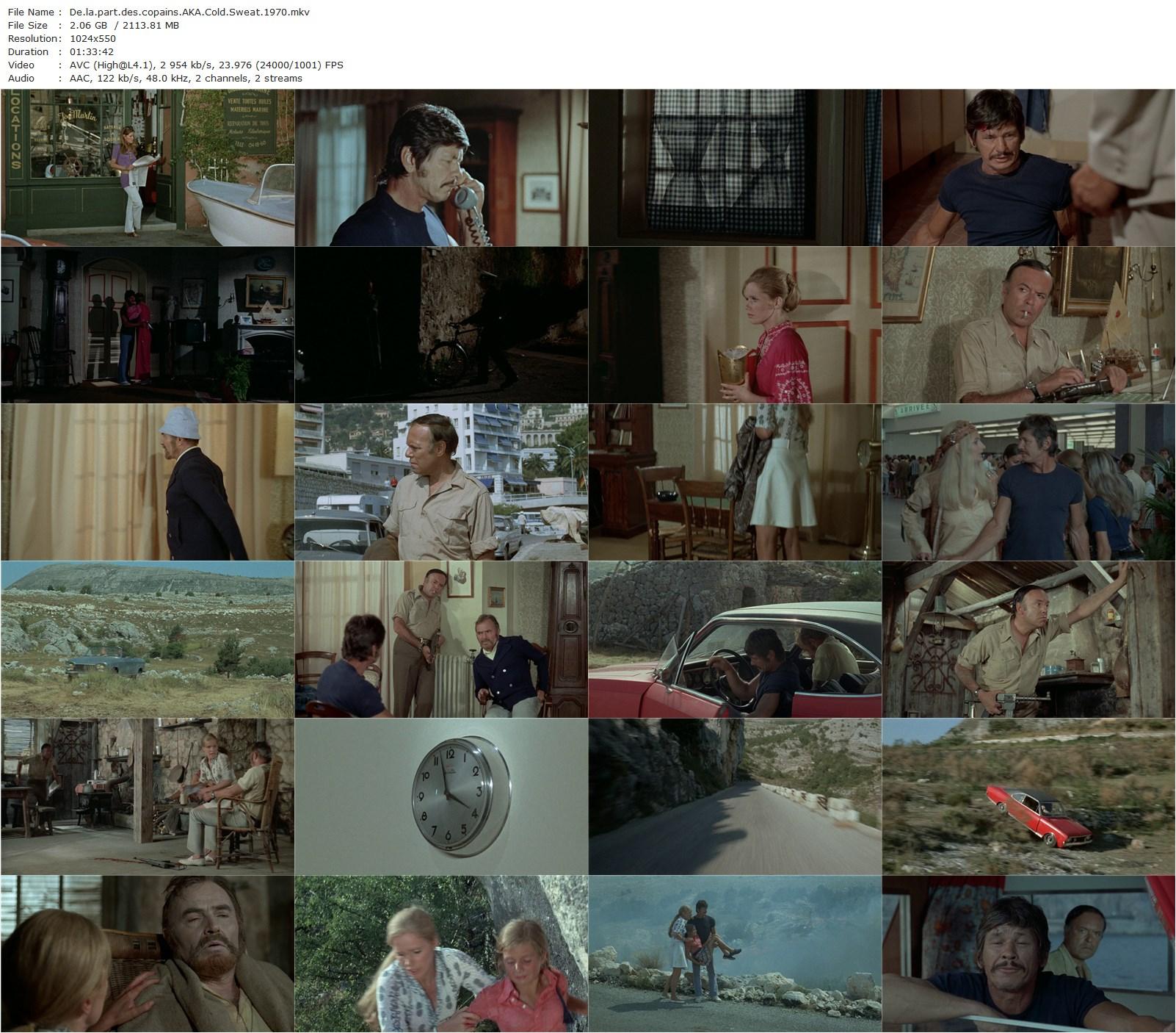 Cold Sweat / De La Part Des Copains (1970) Terence Young, Charles Bronson, James Mason, Liv Ullmann-poster