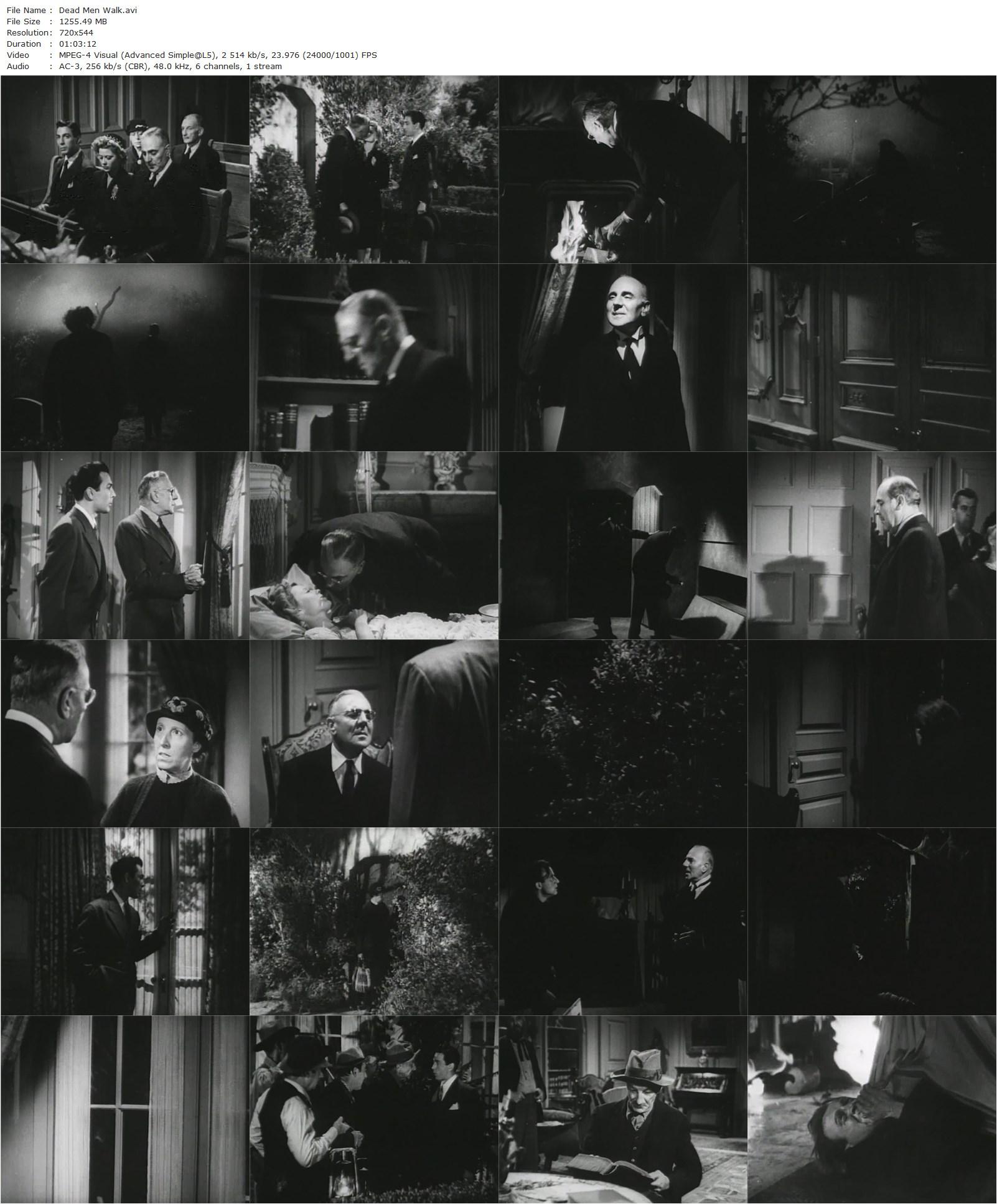 Dead Men Walk (1943) Sam Newfield, George Zucco, Mary Carlisle, Nedrick Young-poster