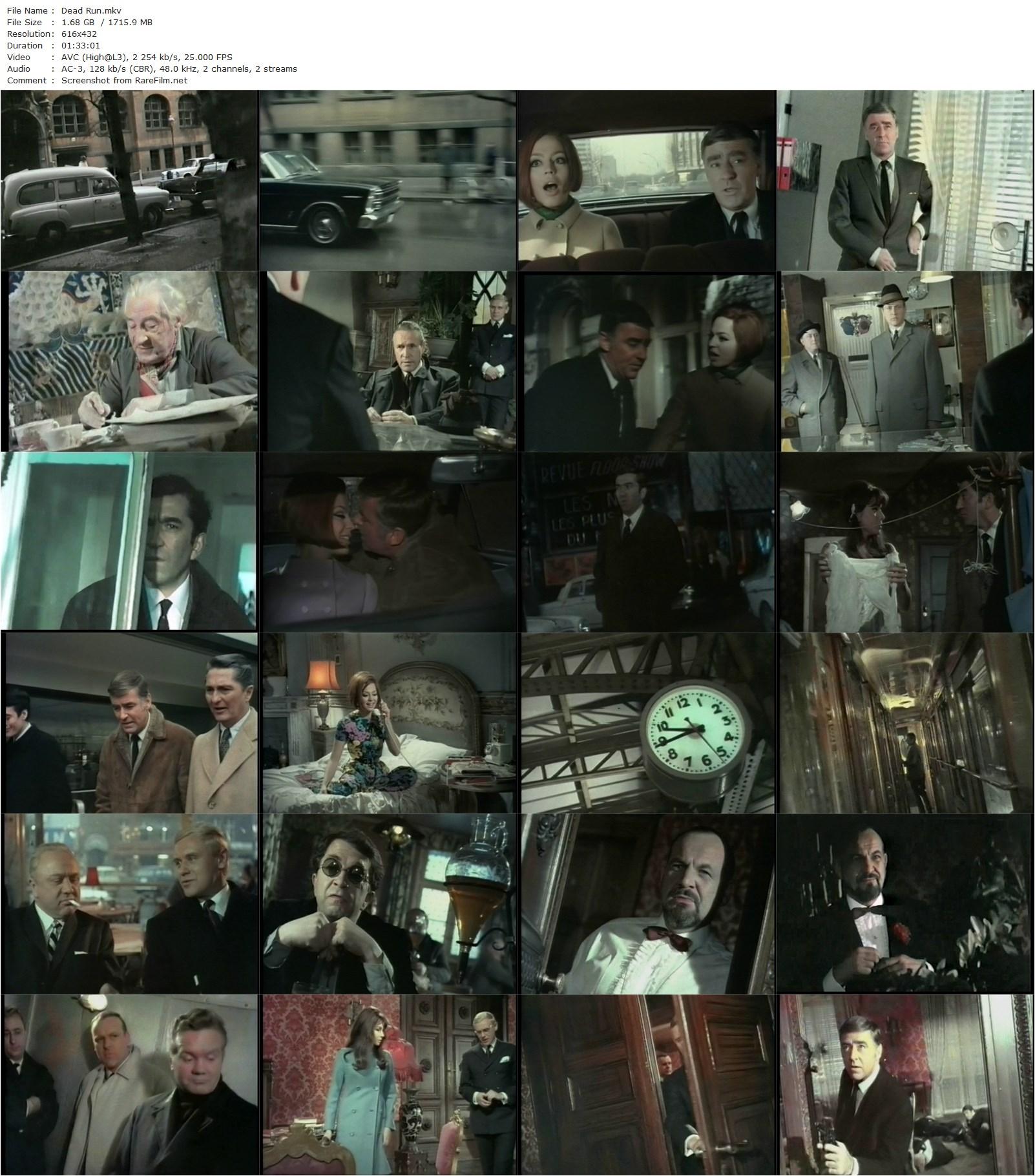 Dead Run / Geheimnisse in goldenen Nylons (1967) Christian-Jaque, Peter Lawford, Ira von Fürstenberg, Georges Géret-poster