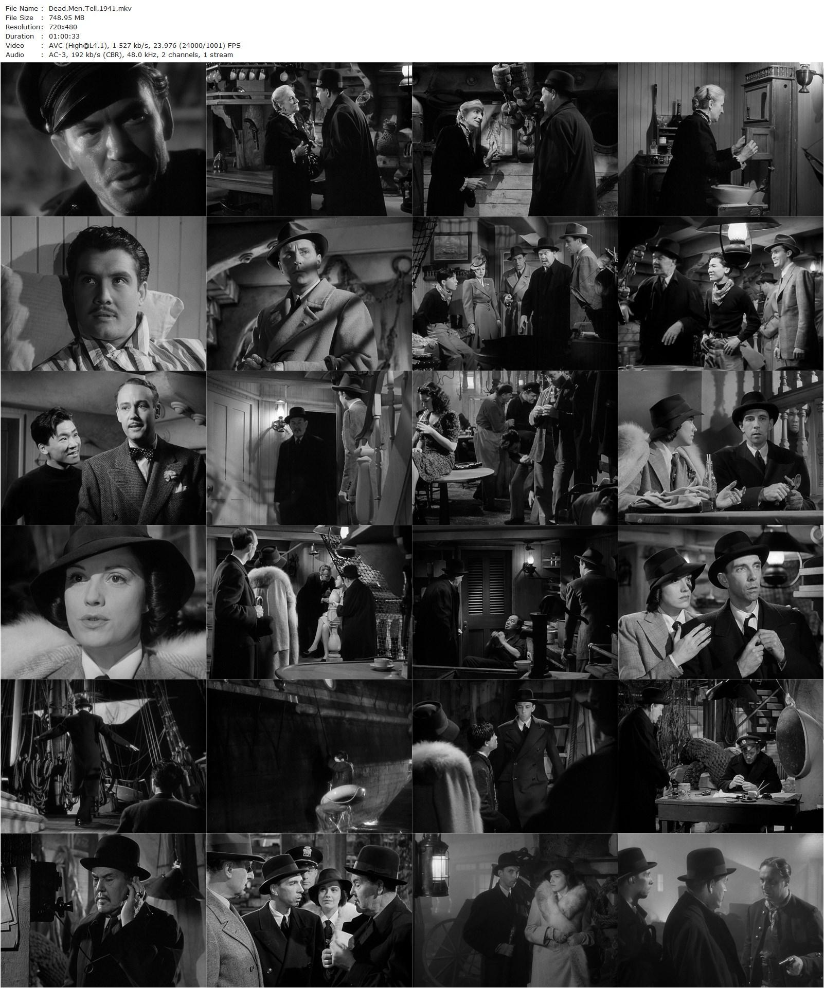 Dead Men Tell (1941) Harry Lachman, Sidney Toler, Sheila Ryan, Robert Weldon-poster