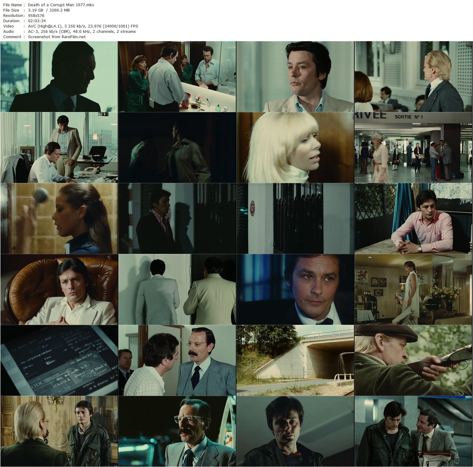 Death of a Corrupt Man (1977) Georges Lautner-poster