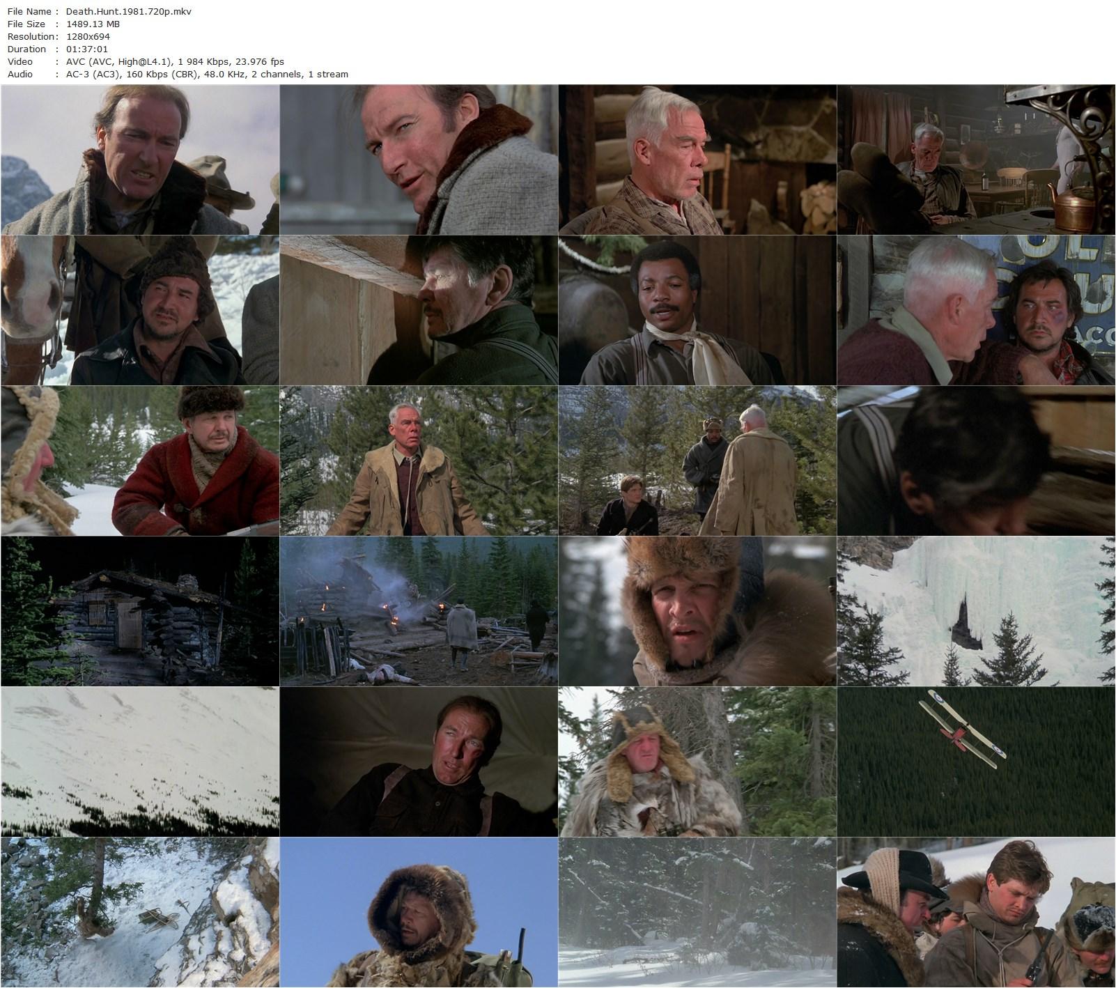 Death Hunt (1981) Peter R. Hunt, Charles Bronson, Lee Marvin, Andrew Stevens-poster